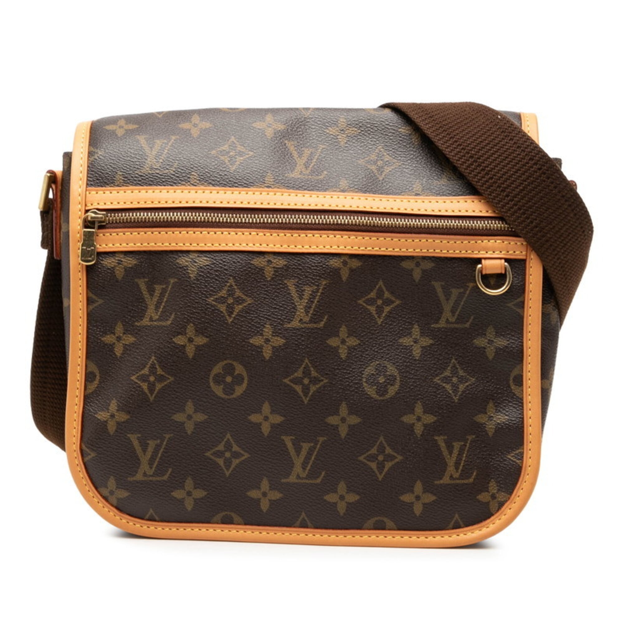 Louis Vuitton Brown Pvc Leather Shoulder Bag (Pre-Owned)