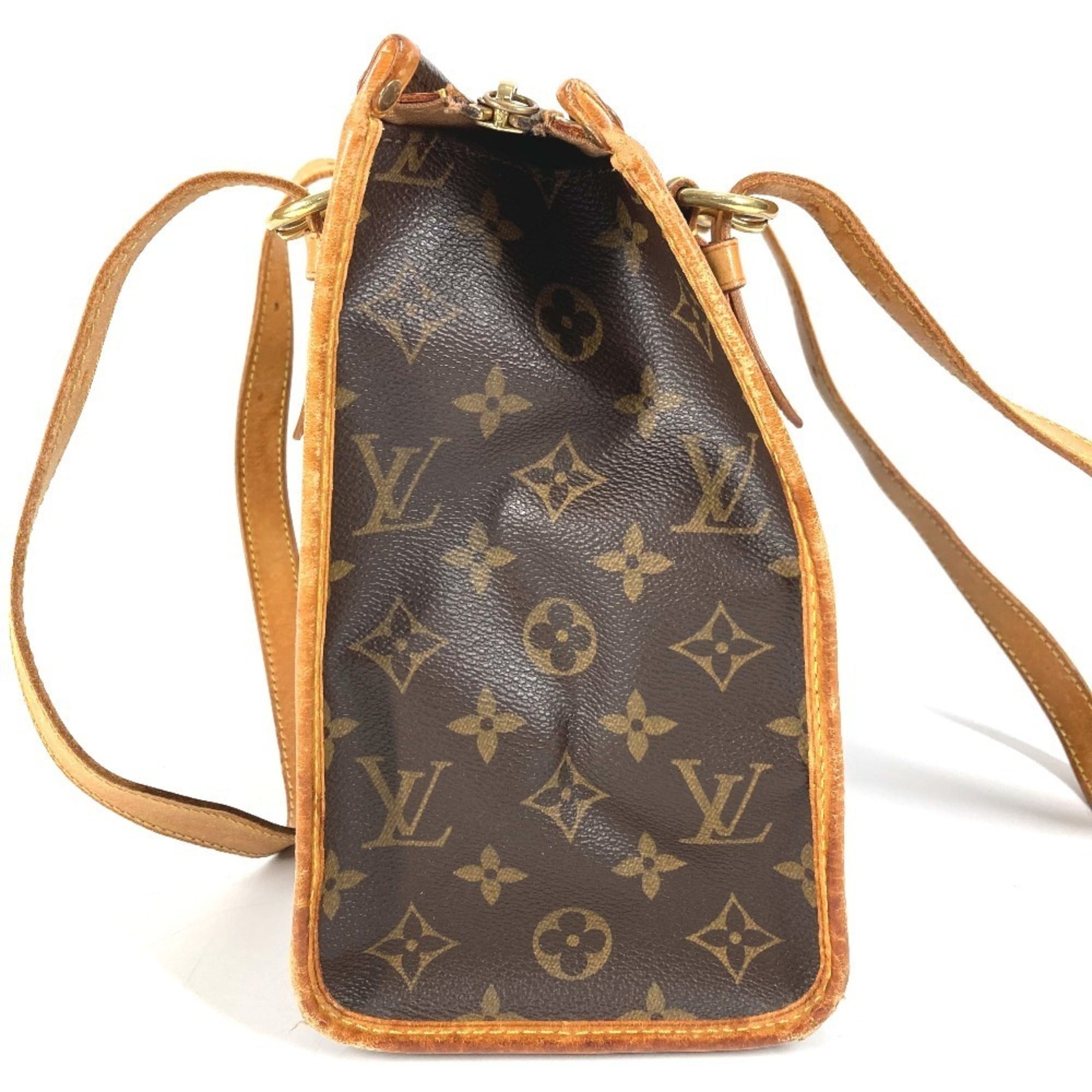 Louis Vuitton Brown Monogram Shoulder Bag Tote Bag (Pre-Owned)
