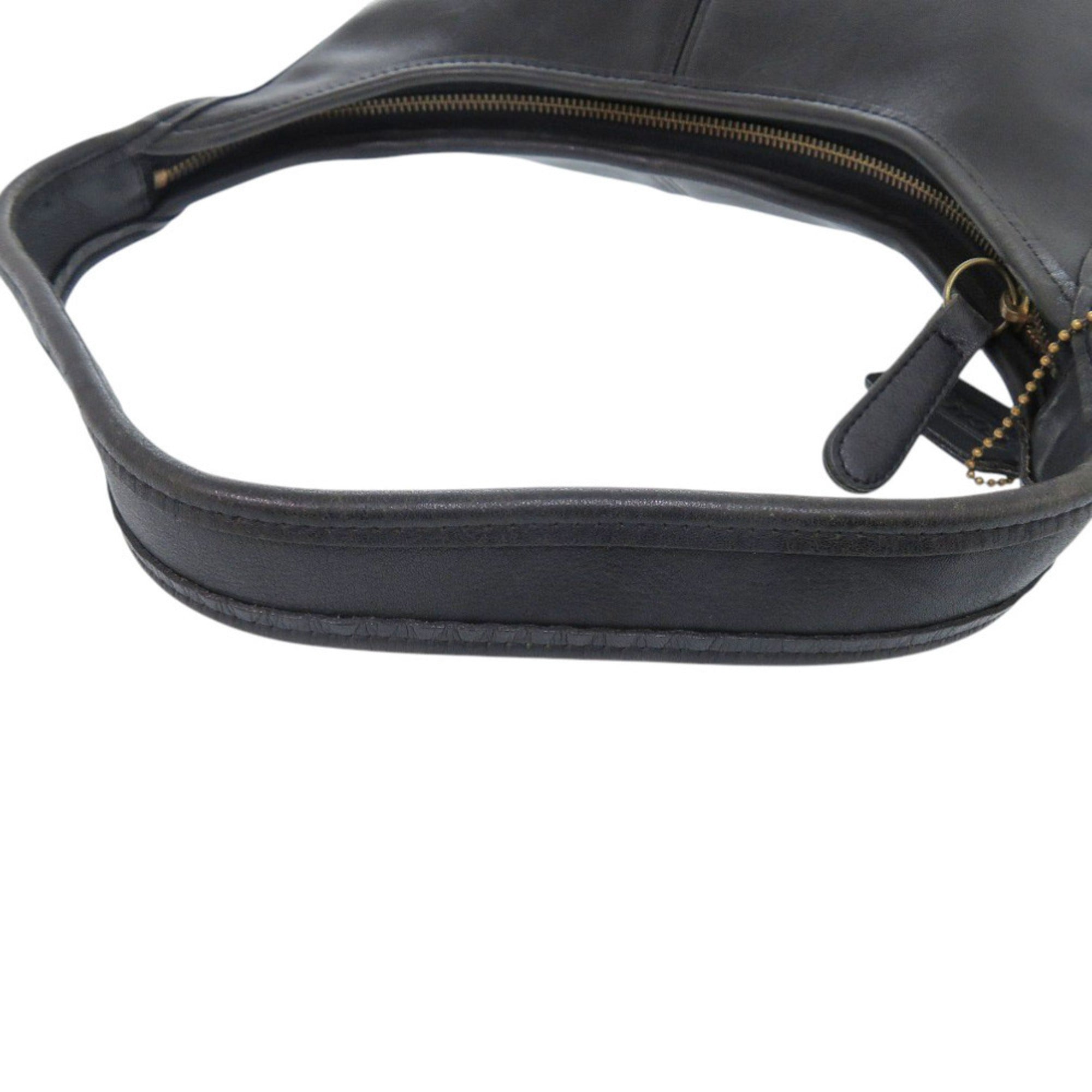 Coach Black Leather Handbag (Pre-Owned)