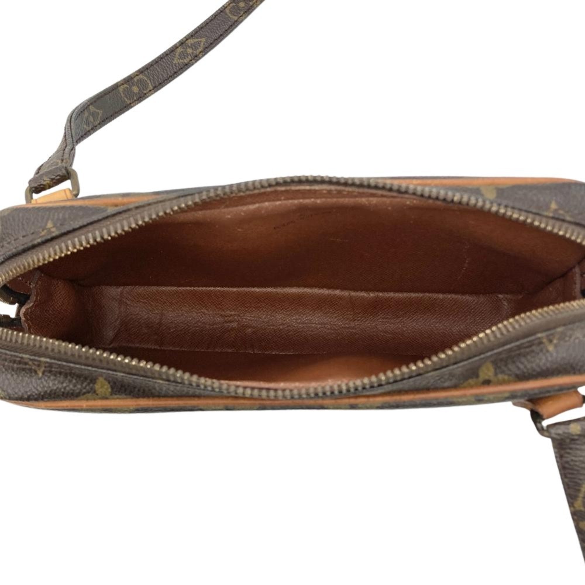 Louis Vuitton Brown Monogram Canvas Pochette Shoulder Bag (Pre-Owned)