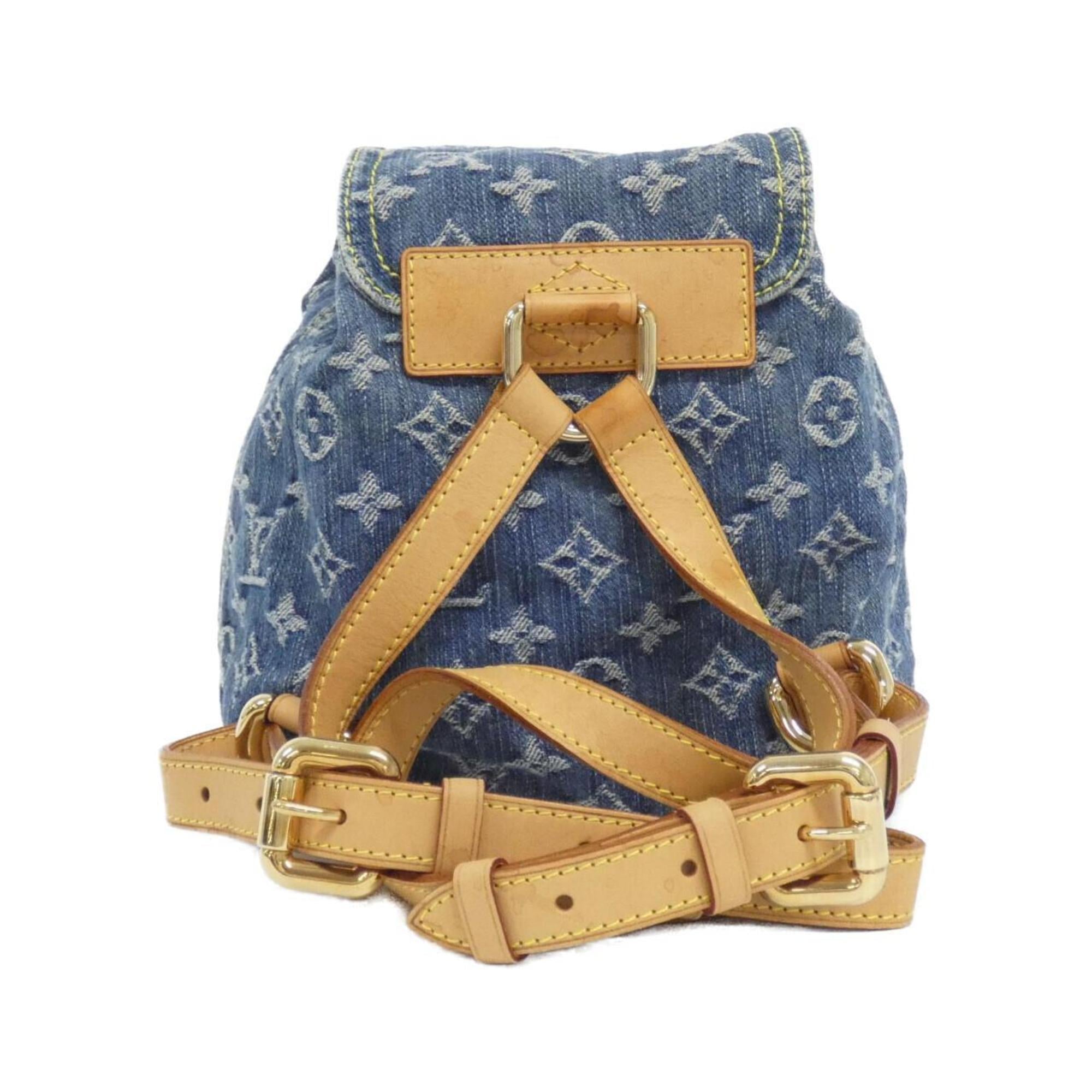 Louis Vuitton Blue Denim Backpack (Pre-Owned)