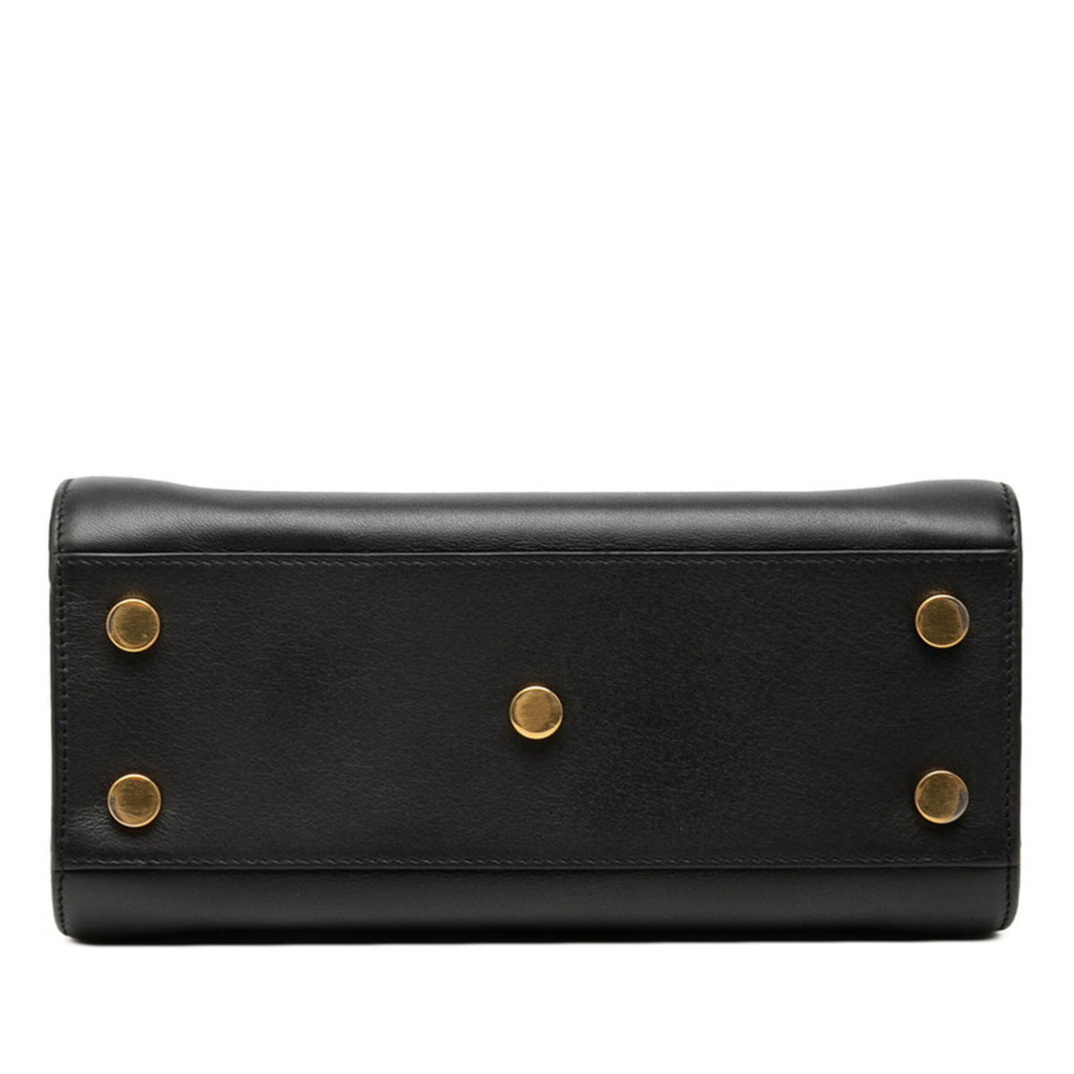 Saint Laurent Black Leather Handbag Shoulder Bag (Pre-Owned)