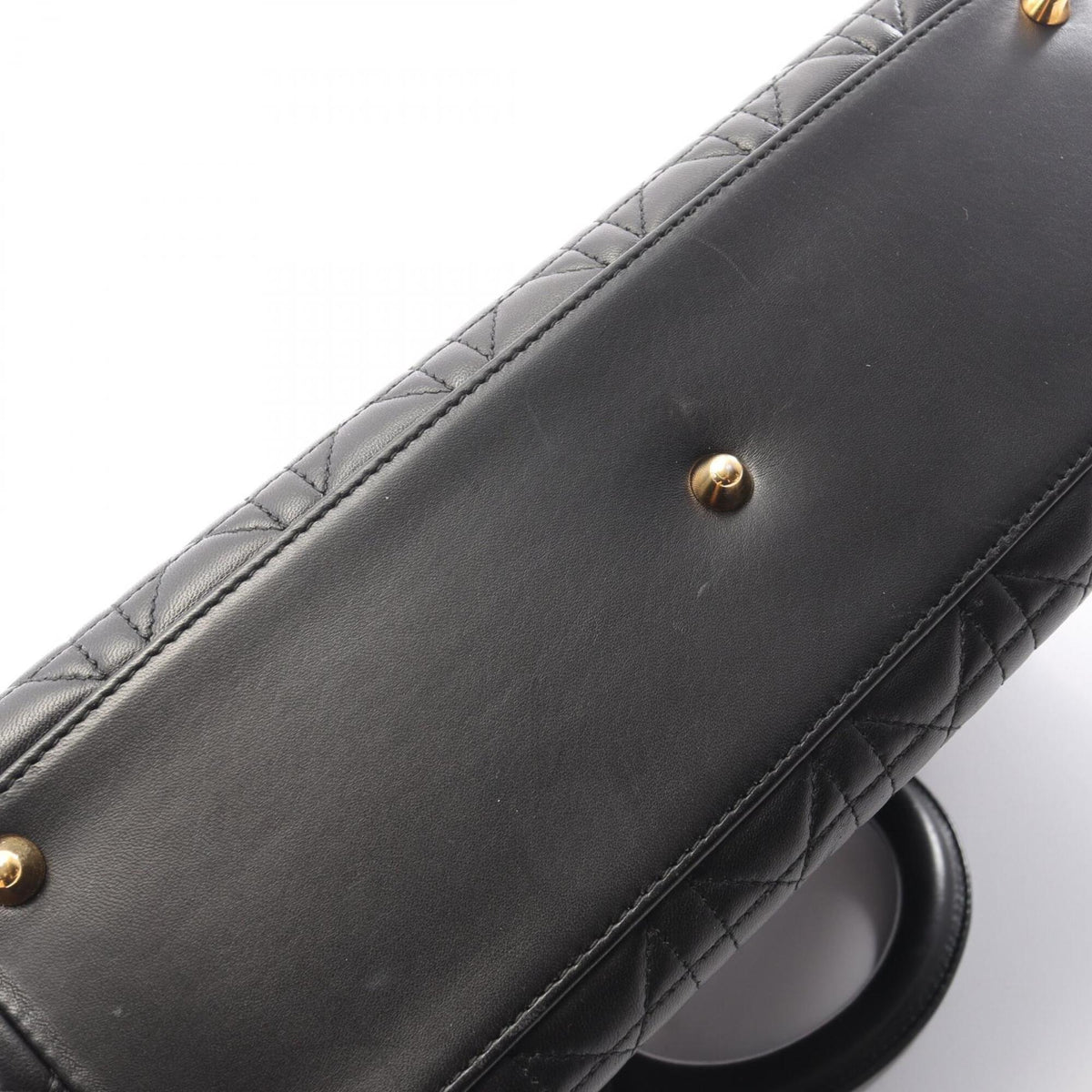 Christian Dior Black Leather Handbag (Pre-Owned)