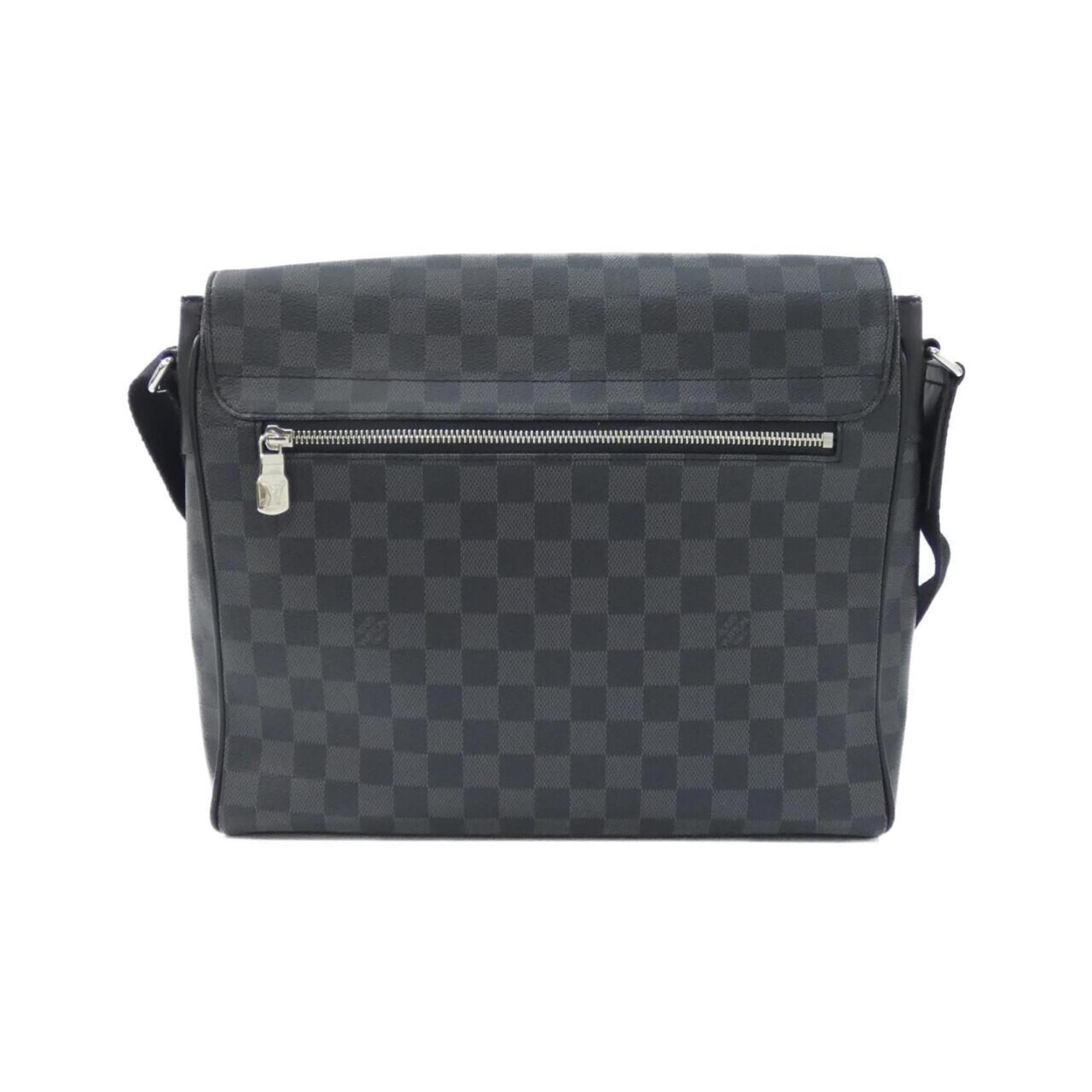 Louis Vuitton Graphite Coated Canvas Shoulder Bag (Pre-Owned)