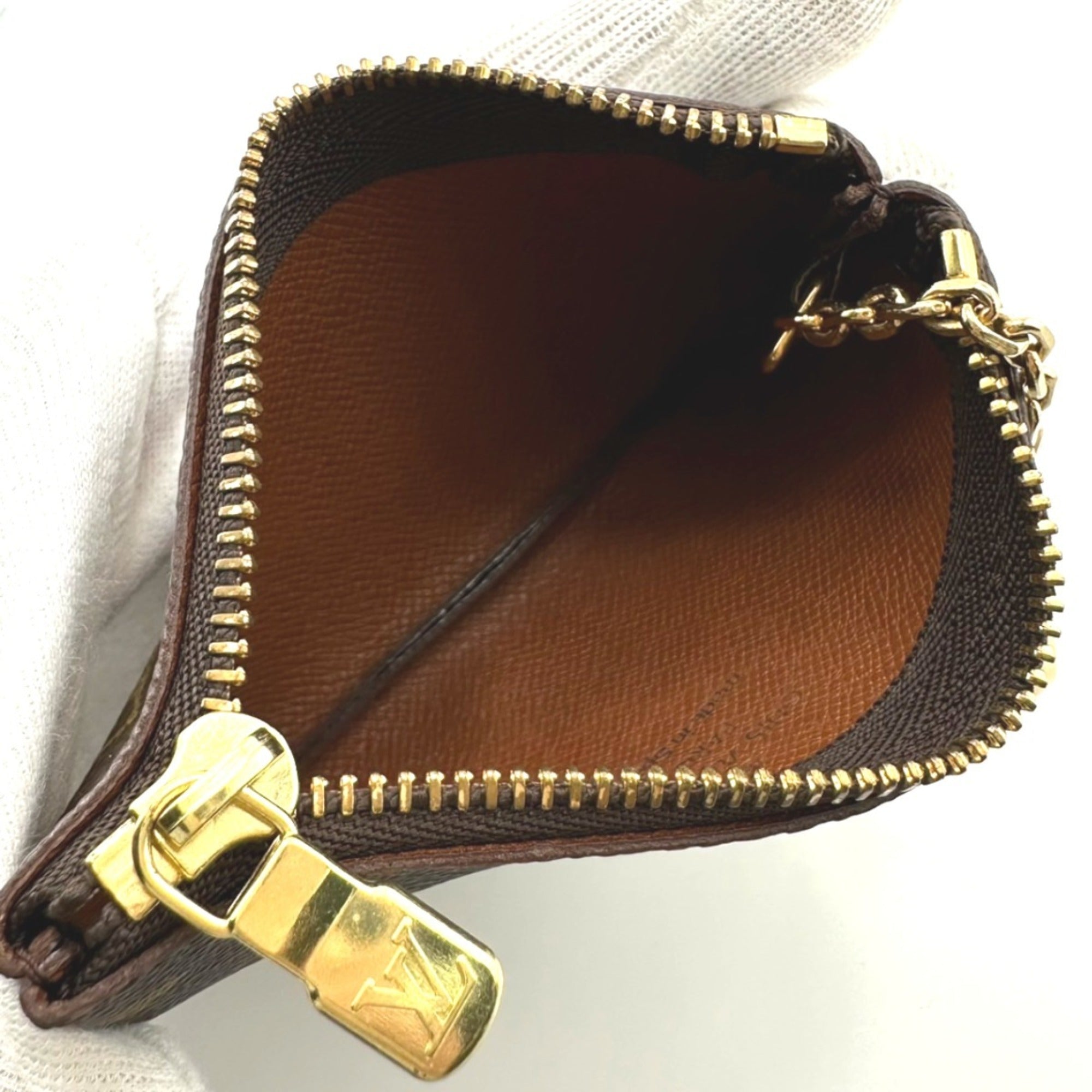 Louis Vuitton Brown Monogram Coin Purse/Coin Case (Pre-Owned)