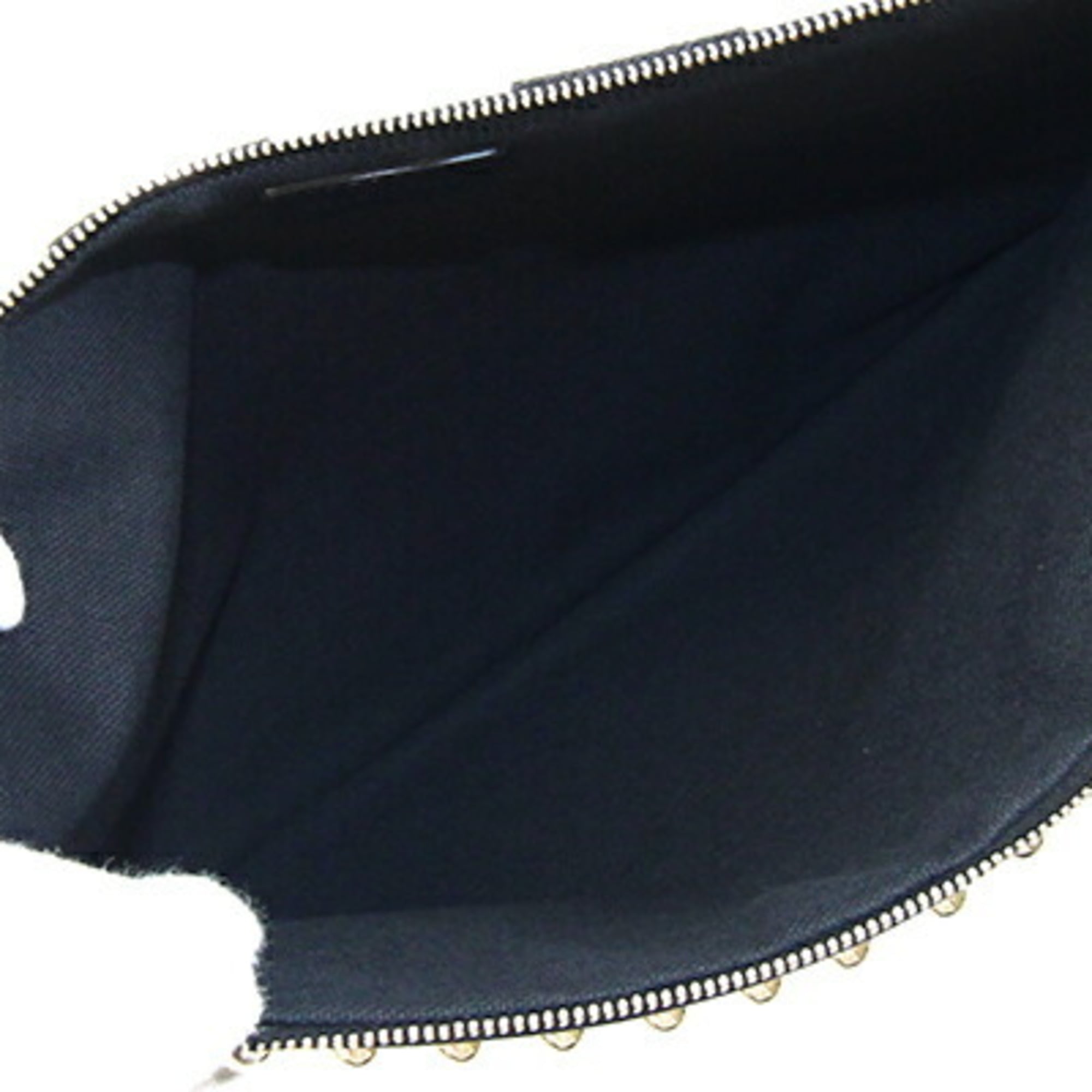 Givenchy Black White Pvc Leather Clutch Bag (Pre-Owned)