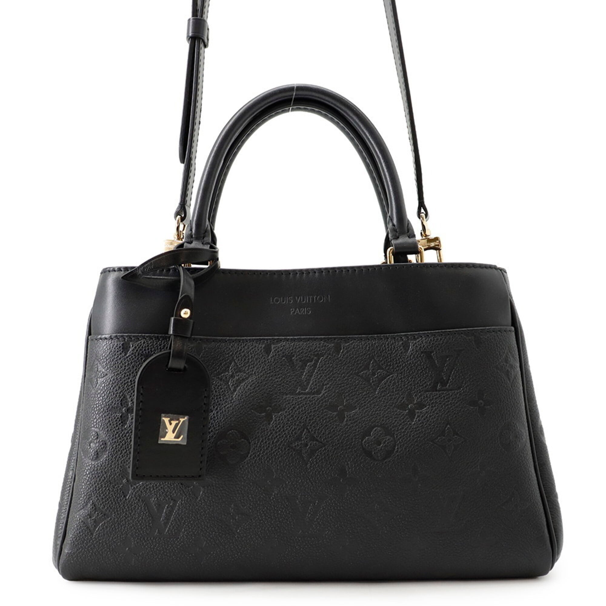 Louis Vuitton Noir Monogram Empreinte Handbag Shoulder Bag (Pre-Owned)
