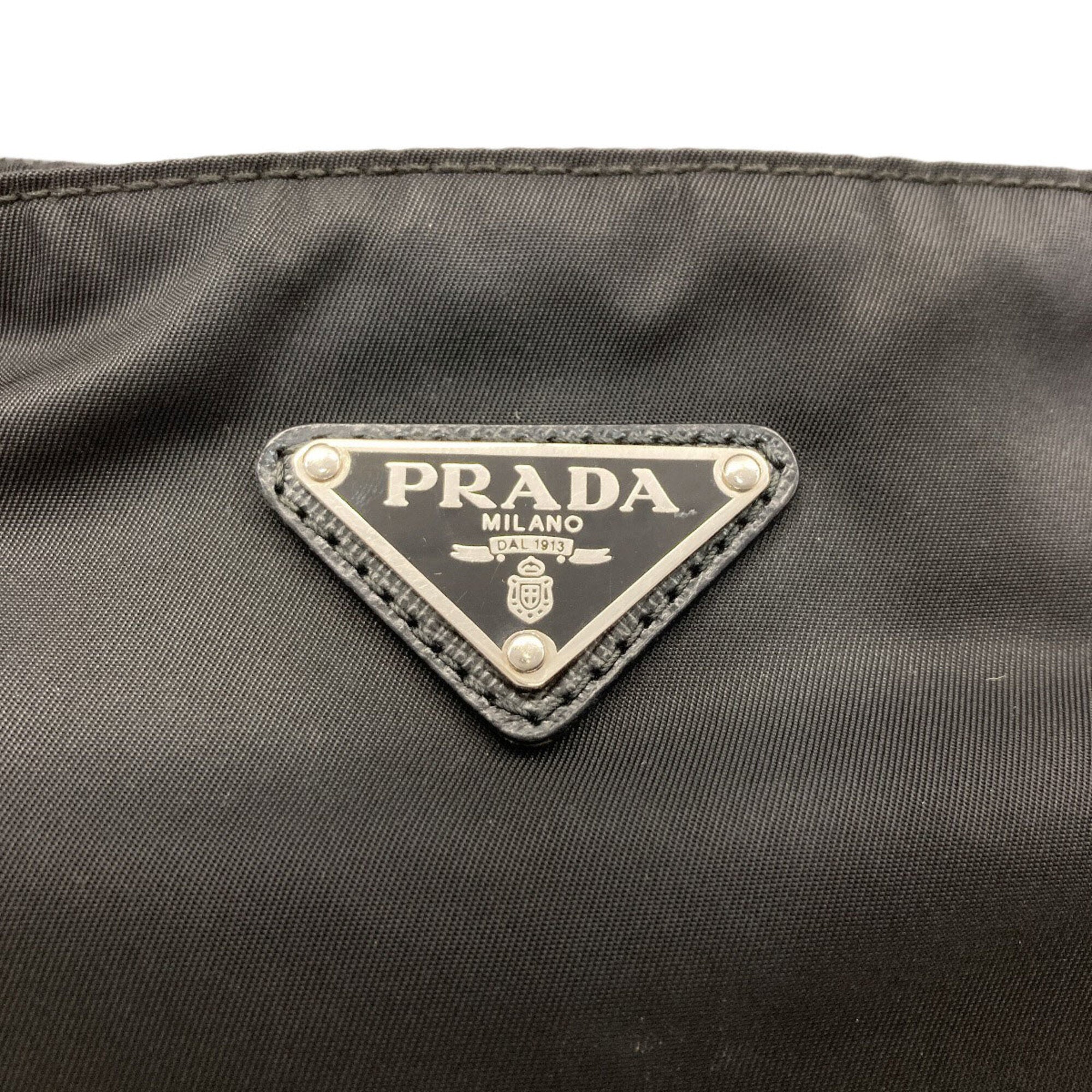Prada Black Nylon Shoulder Bag (Pre-Owned)