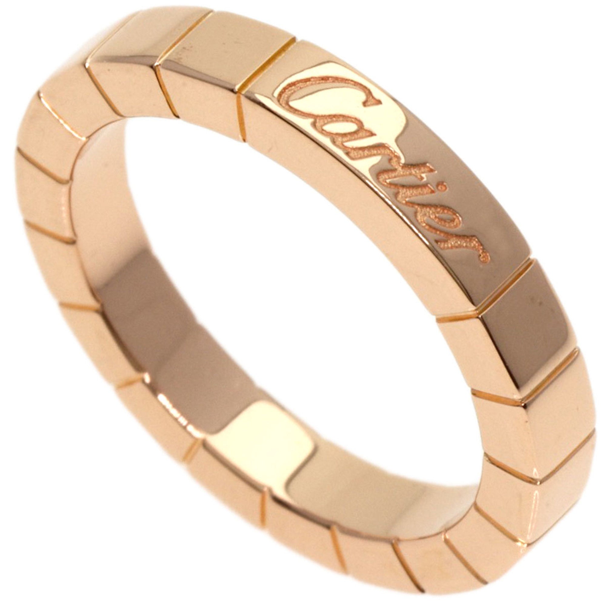 Cartier Lanieres Pink Gold (18K) Band Ring (Pre-Owned)