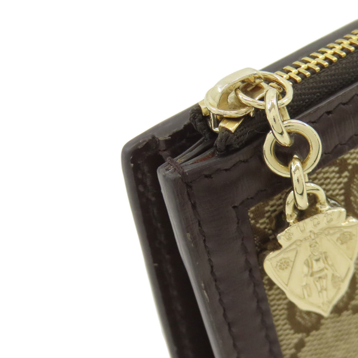 Gucci Brown Canvas Wallet (Bi-Fold) (Pre-Owned)