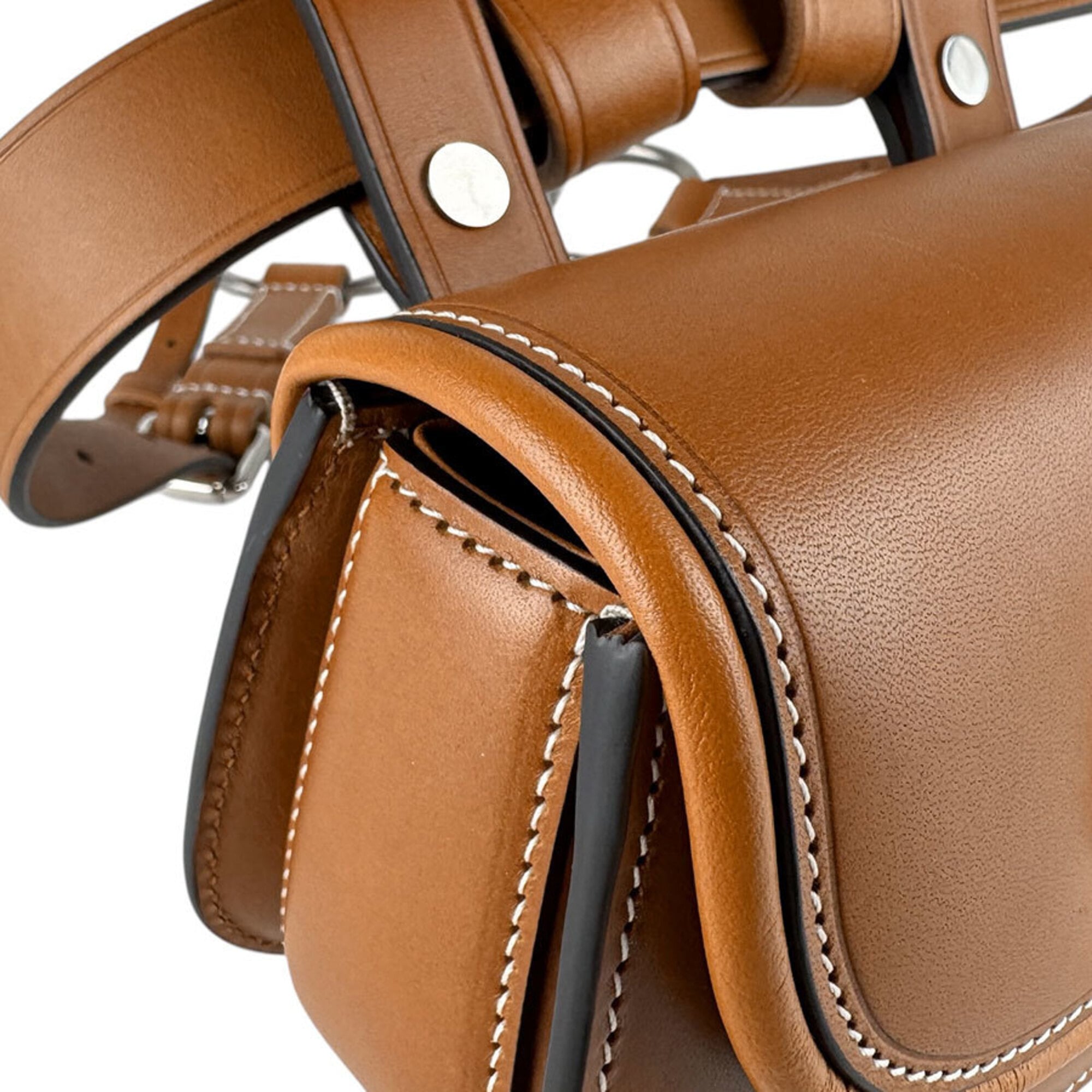 Gucci Brown Leather Fanny Pack (Pre-Owned)