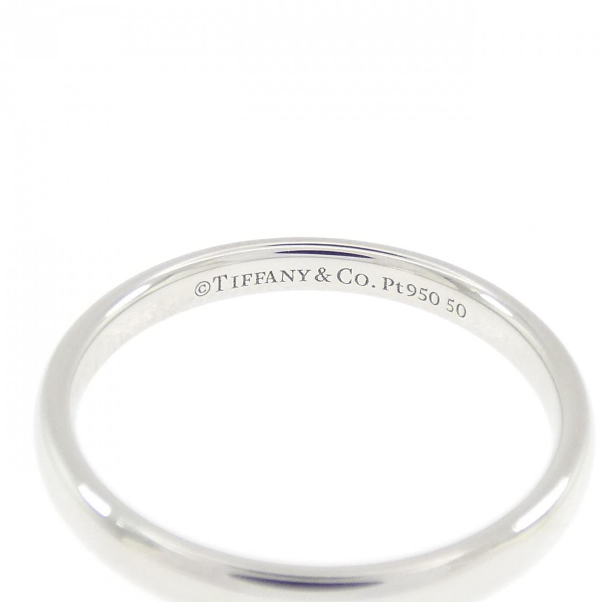 Tiffany Platinum Platinum 950 Band Ring (Pre-Owned)