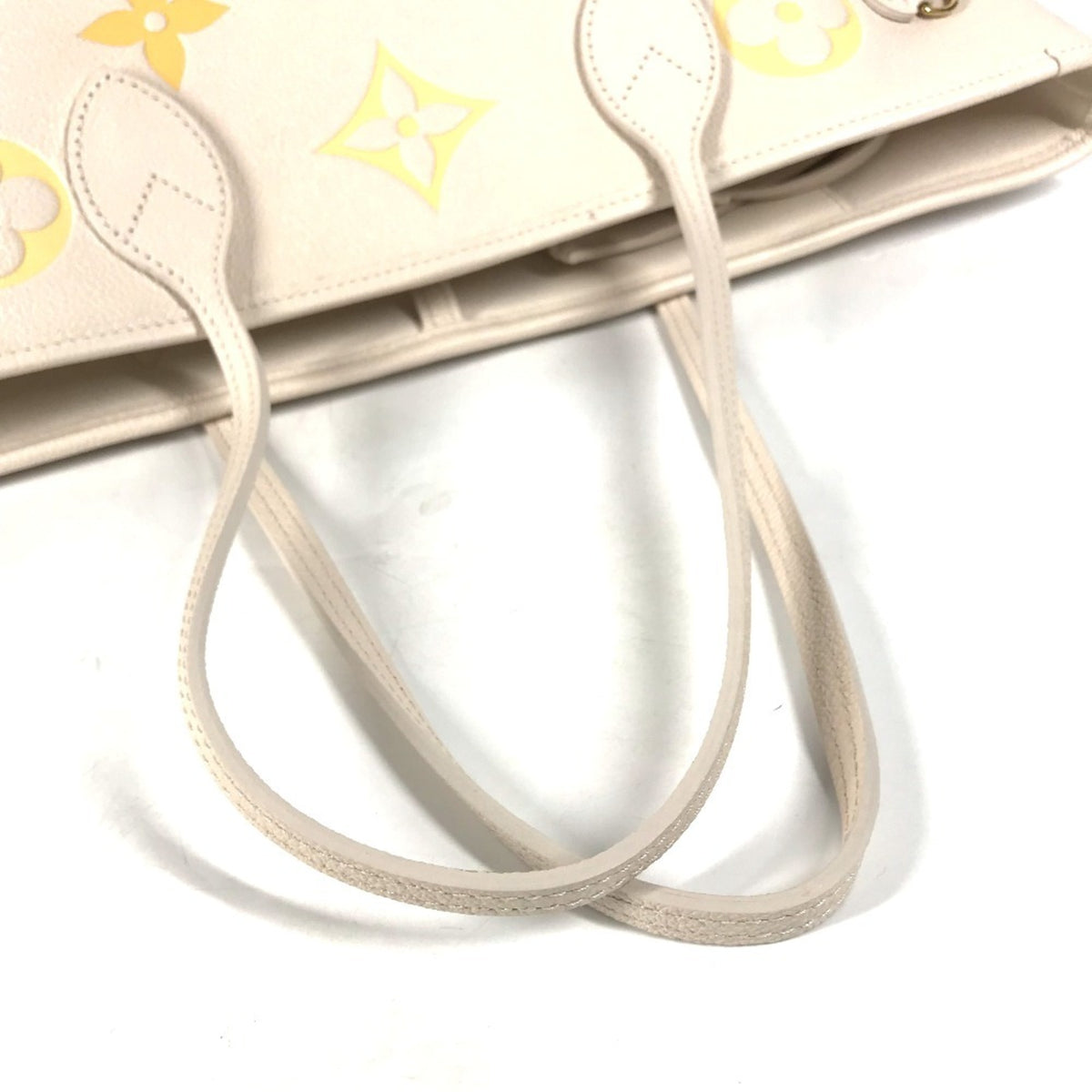 Louis Vuitton Beige Monogram Empreinte Pouch Shoulder Bag Tote Bag (Pre-Owned)