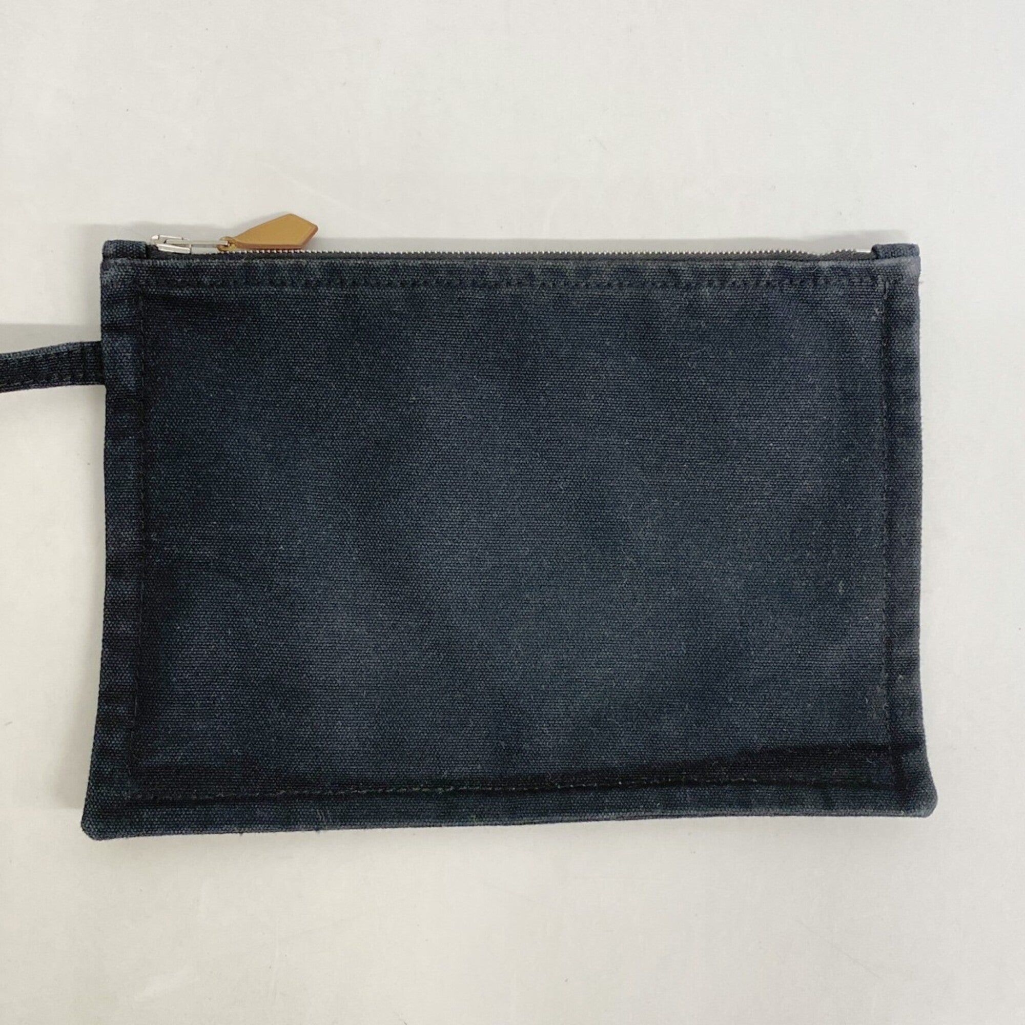 Hermes Black White Canvas Tote Bag (Pre-Owned)