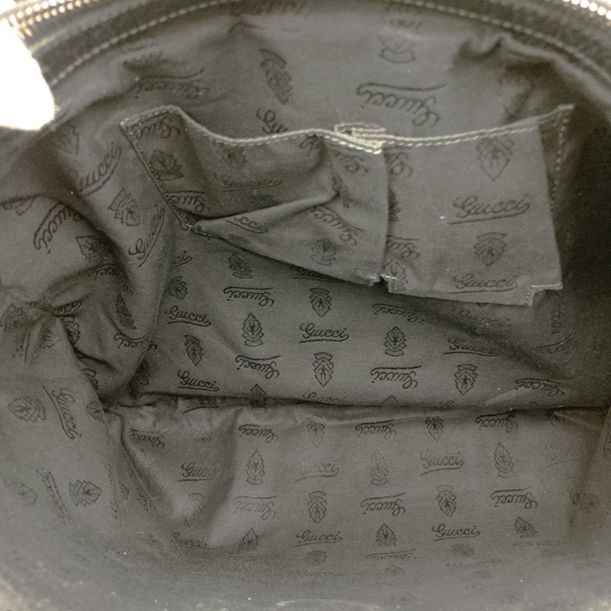 Gucci Gg Imprimé Black Gg Imprimé Tote Bag (Pre-Owned)