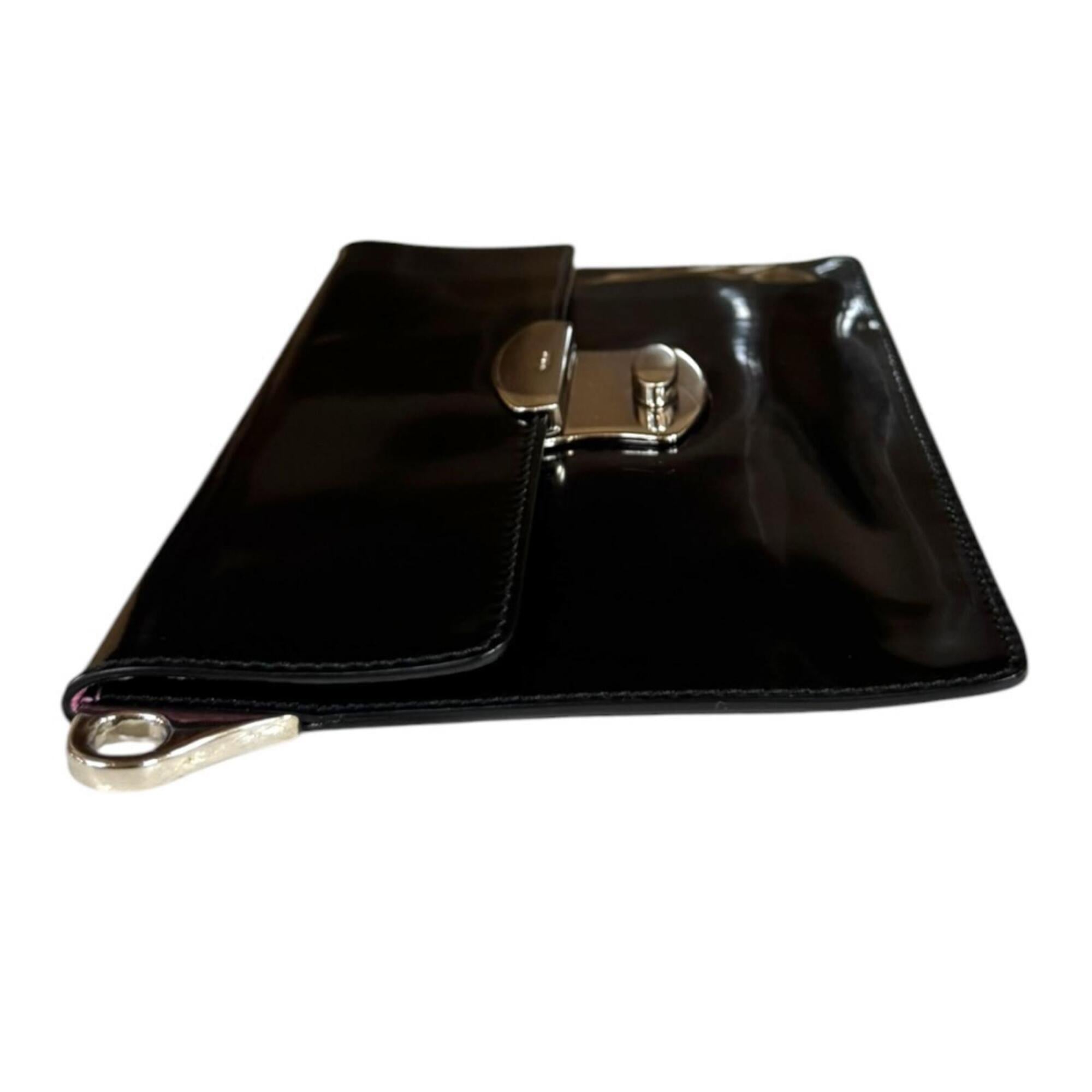 Prada Black Nero Leather Shoulder Bag (Pre-Owned)