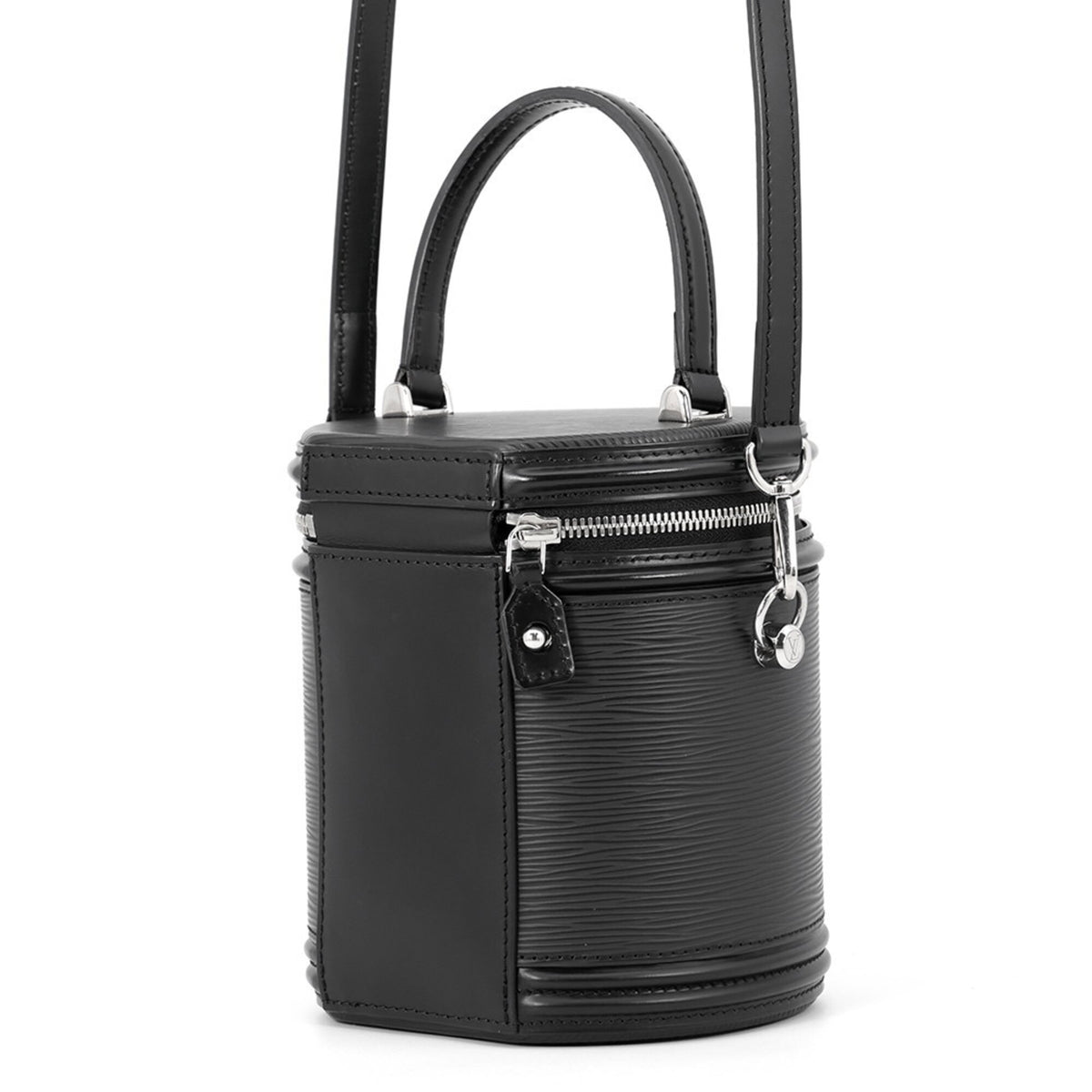 Louis Vuitton Epi Black Noir Epi Leather Handbag Shoulder Bag (Pre-Owned)