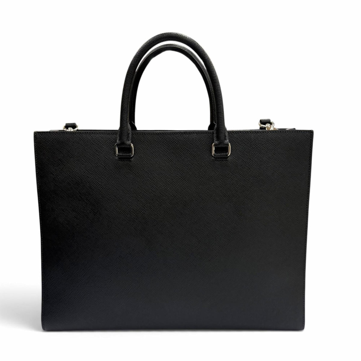 Prada Black Leather Tote Bag (Pre-Owned)