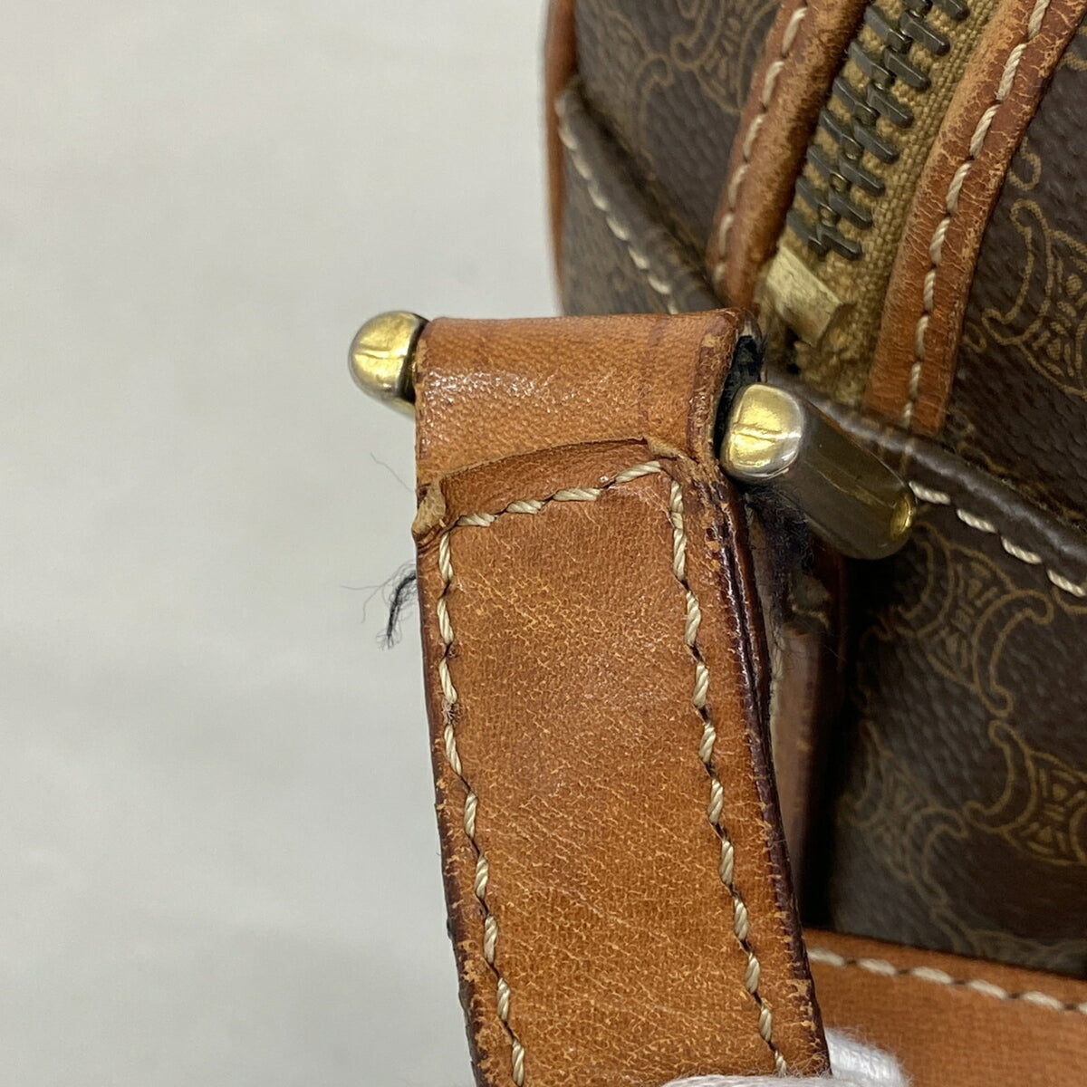 Celine Brown Pvc Shoulder Bag (Pre-Owned)