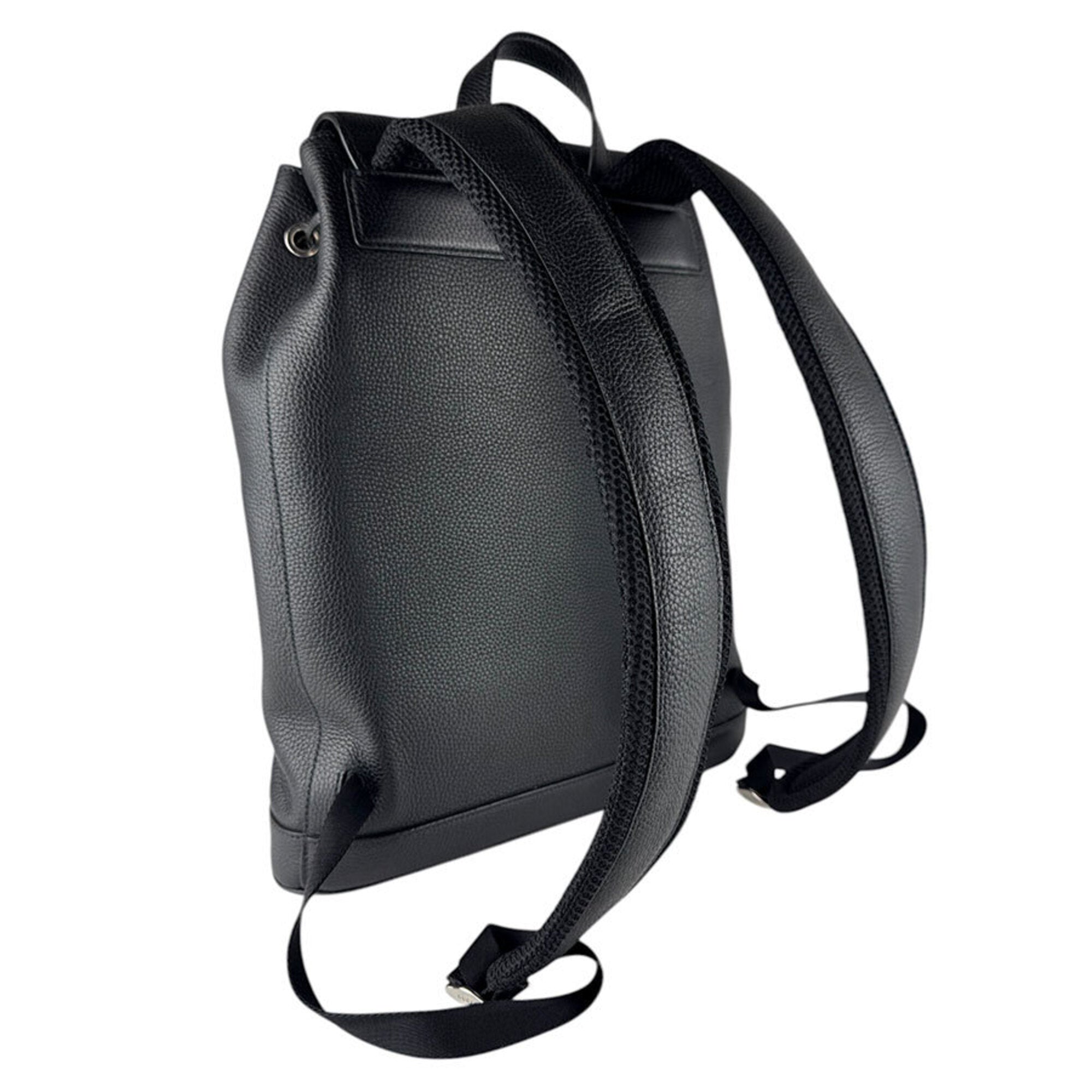 Gucci Black Leather Backpack (Pre-Owned)