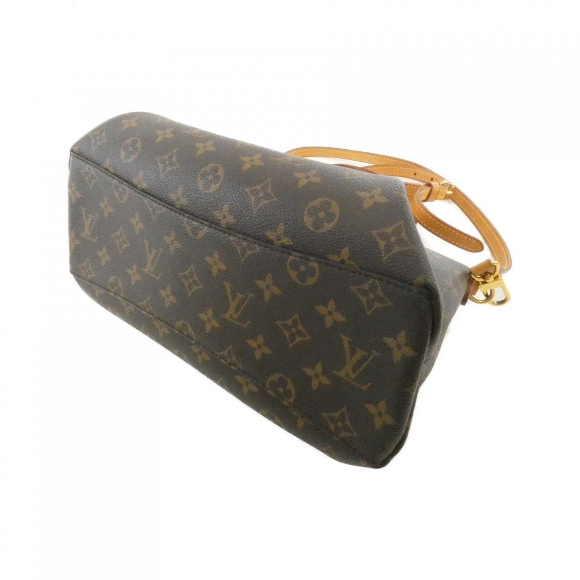 Louis Vuitton Marron Coated Canvas Handbag (Pre-Owned)