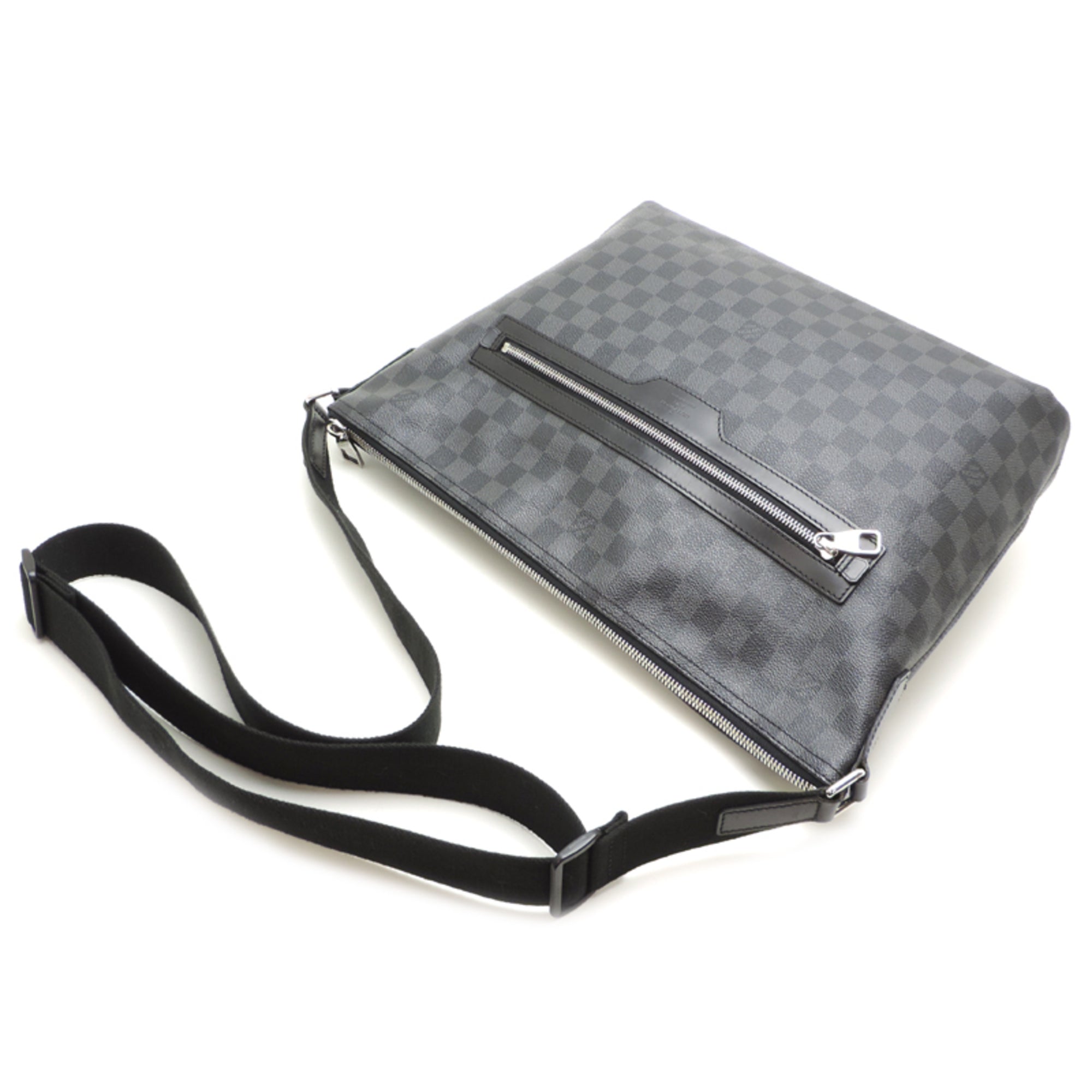 Louis Vuitton Black Damier Graphite Shoulder Bag (Pre-Owned)