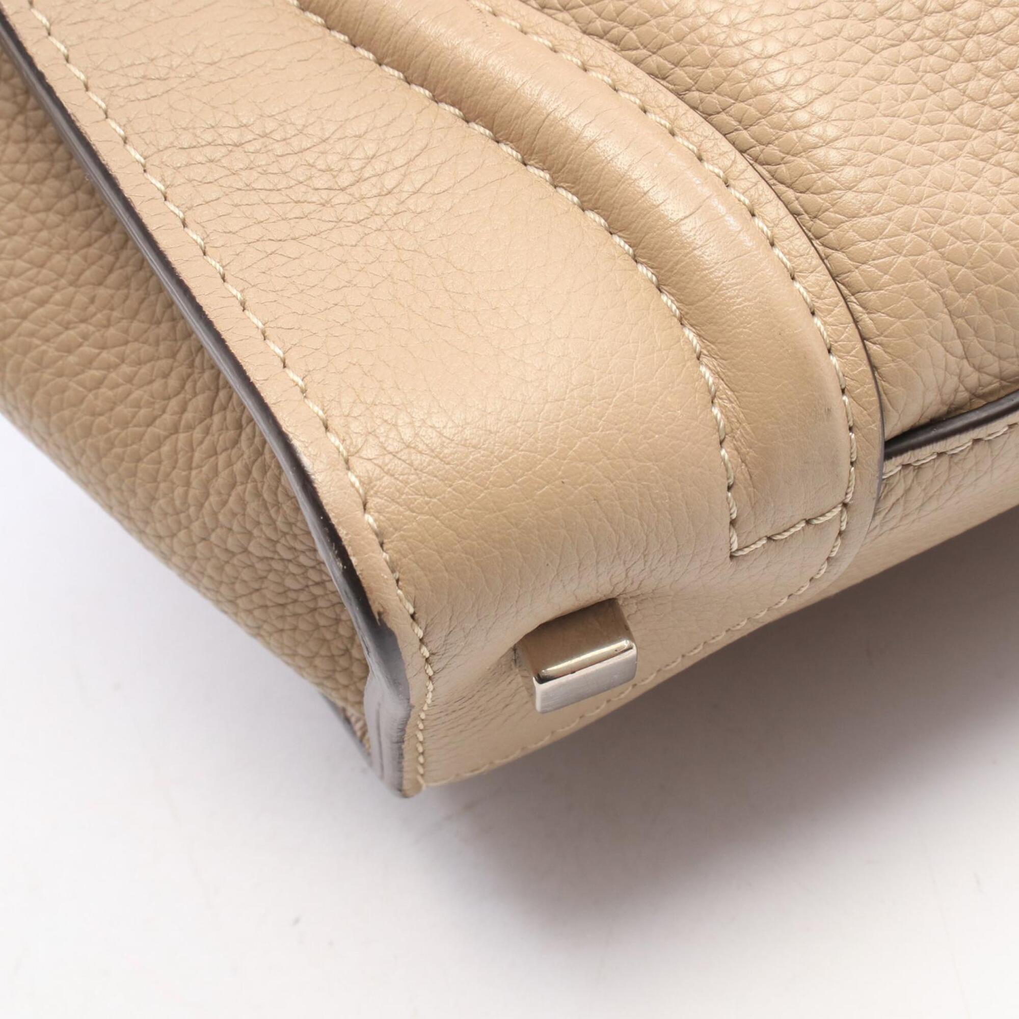 Celine Beige Leather Handbag (Pre-Owned)