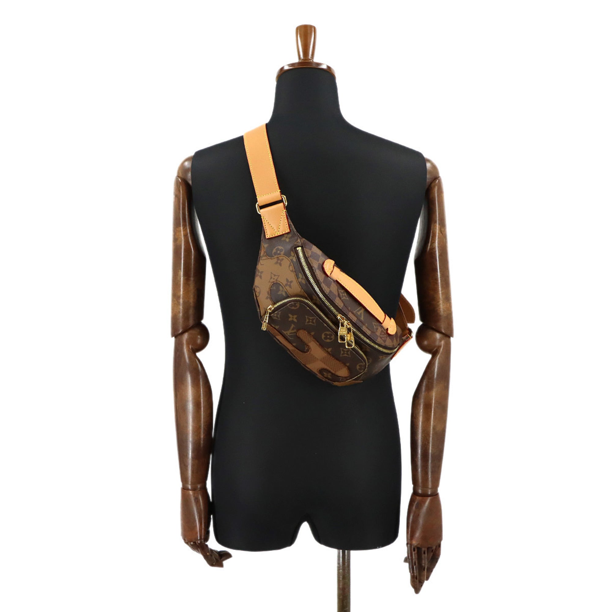 Louis Vuitton Brown Ebene Monogram Monogram Damier Canvas Handbag Sling Bag (Pre-Owned)