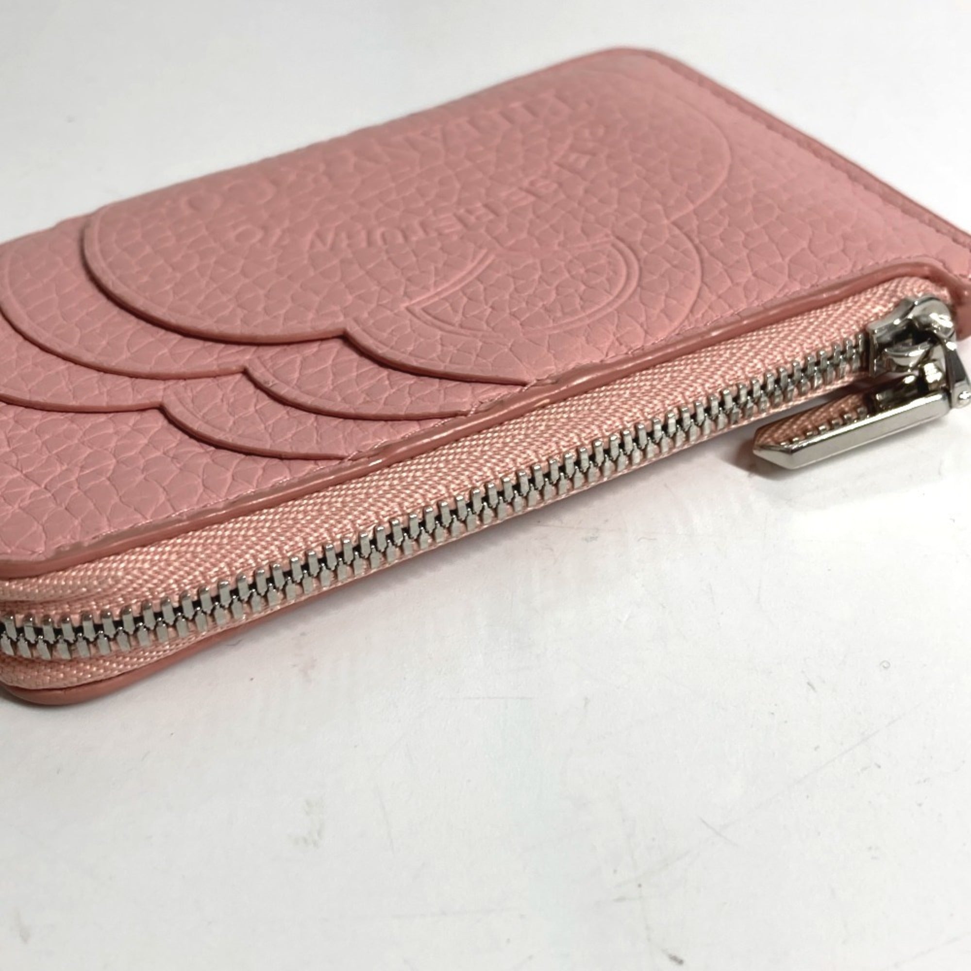 Tiffany Pink Leather Coin Purse/Coin Case (Pre-Owned)