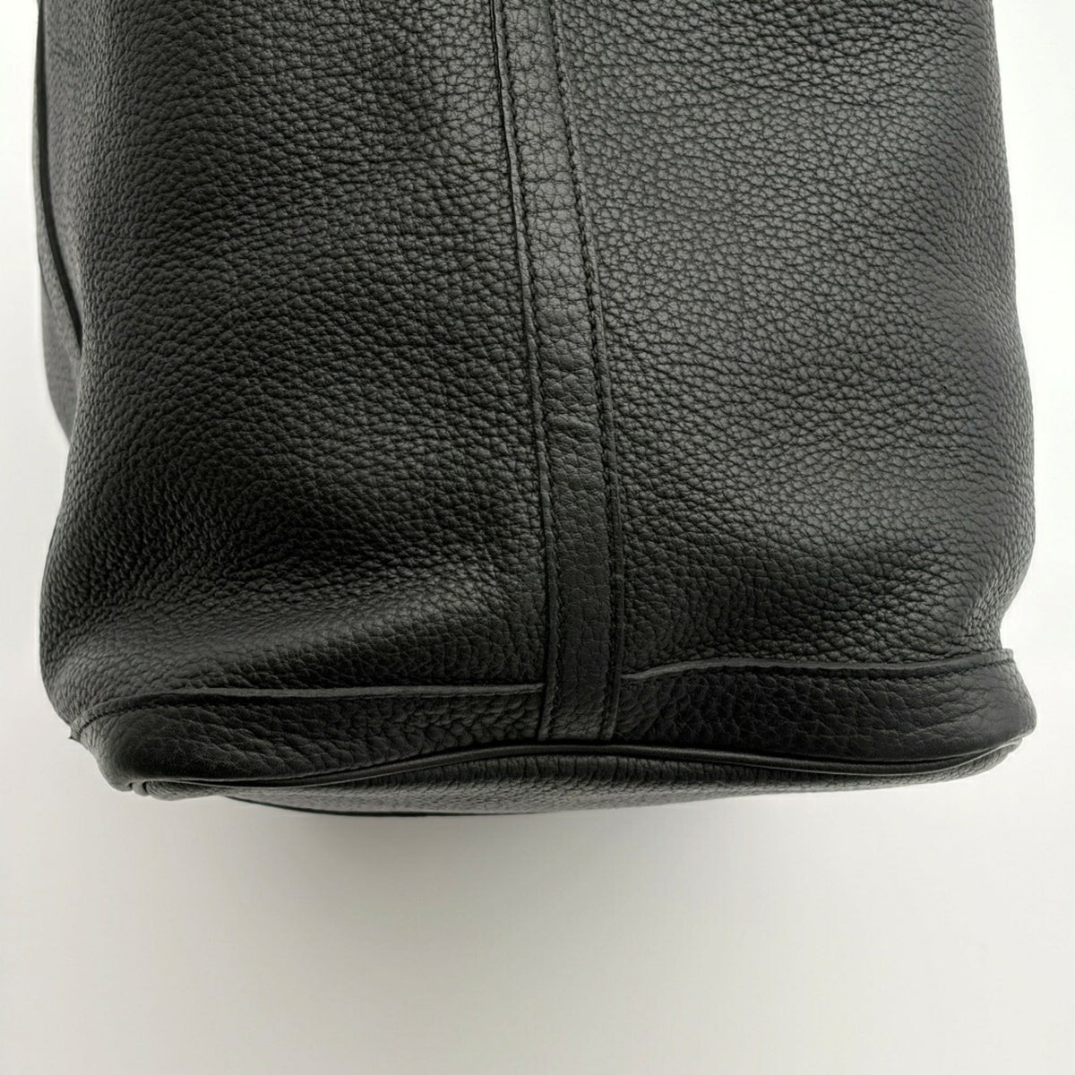 Hermes Garden Black Togo Leather Tote Bag (Pre-Owned)