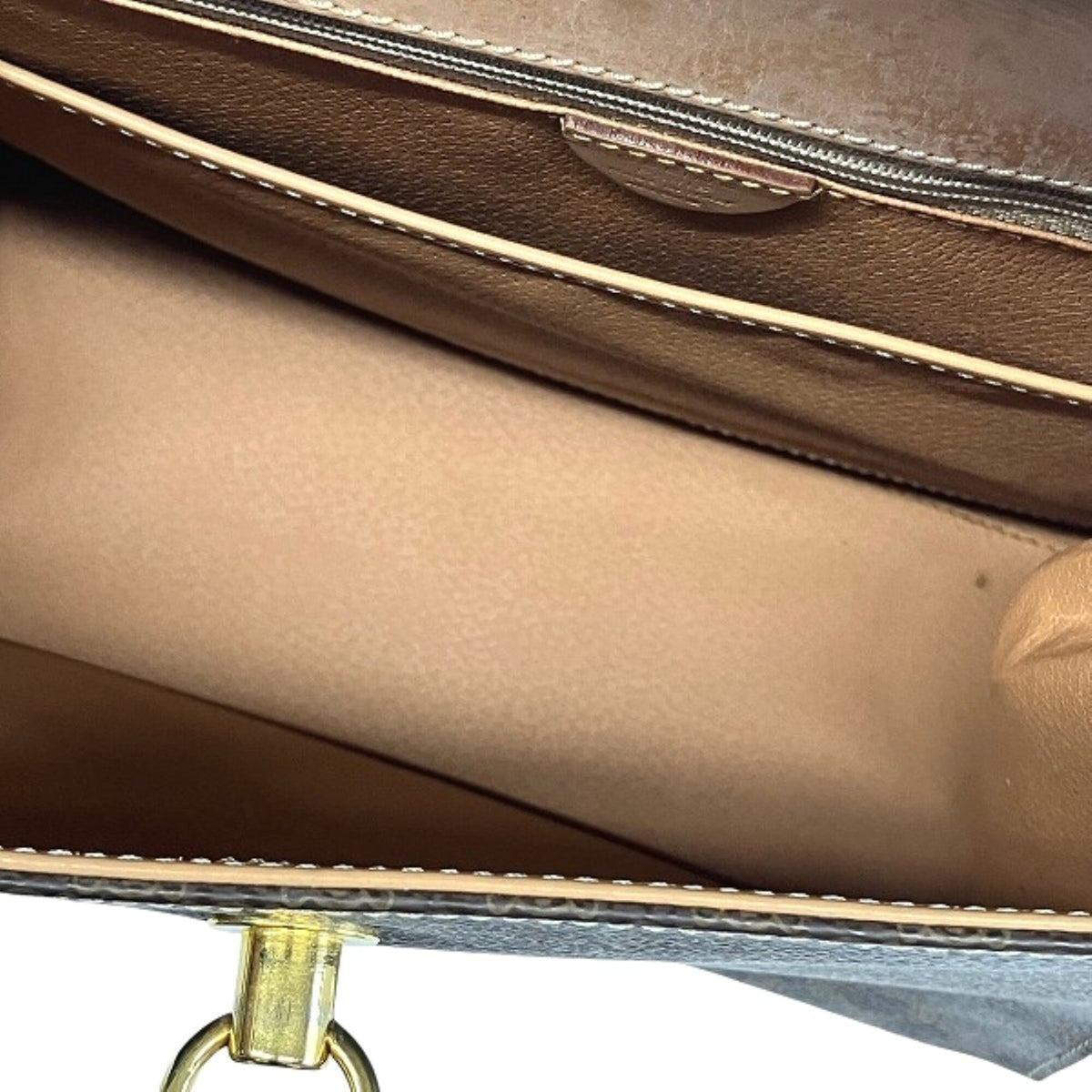 Celine Macadam Brown Pvc Handbag (Pre-Owned)