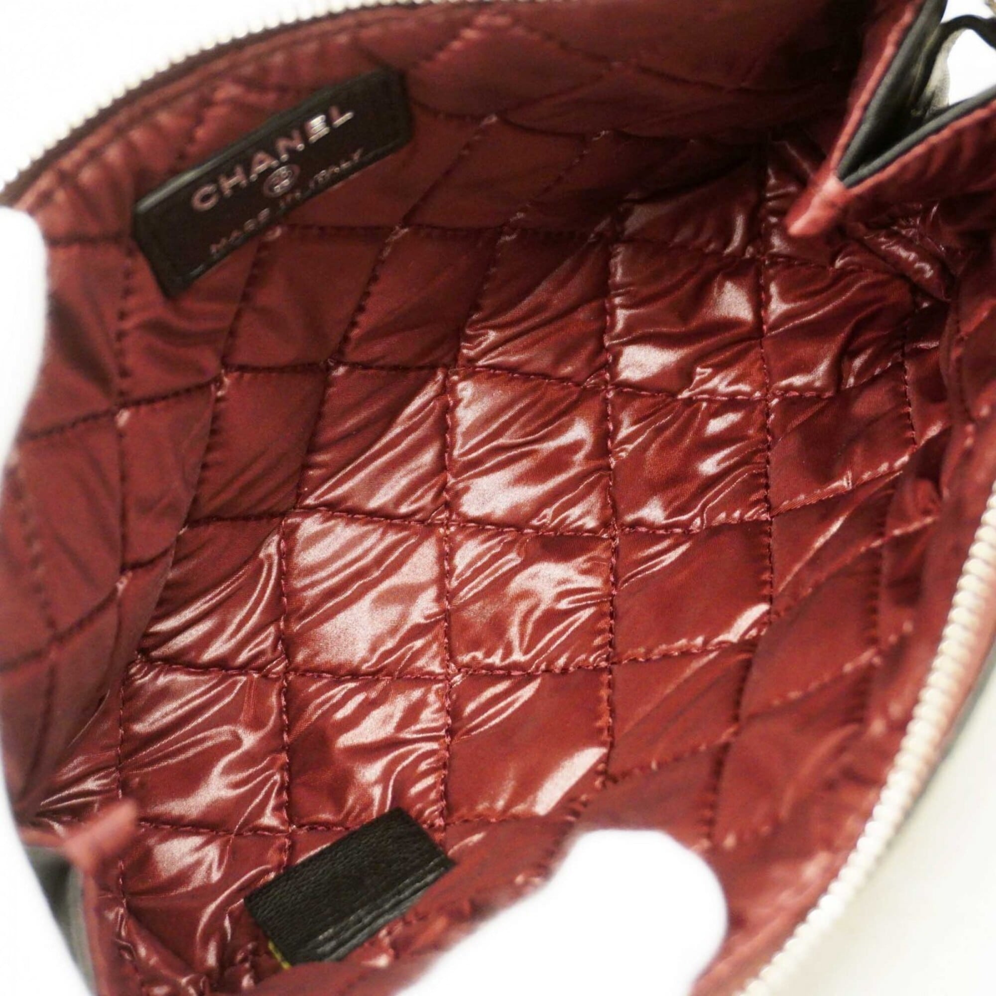 Chanel Black Leather Pouch (Pre-Owned)