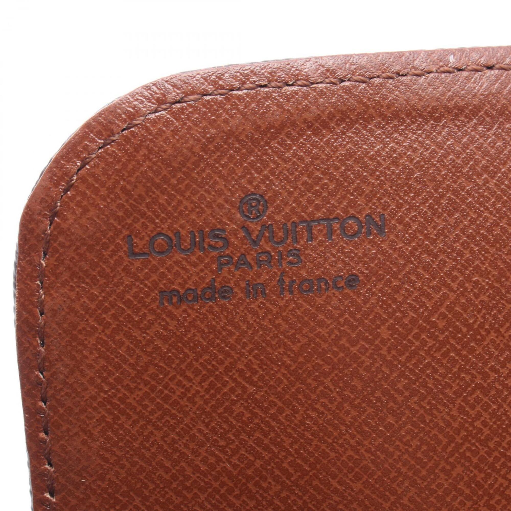 Louis Vuitton Brown Monogram Coated Canvas Leather Shoulder Bag (Pre-Owned)