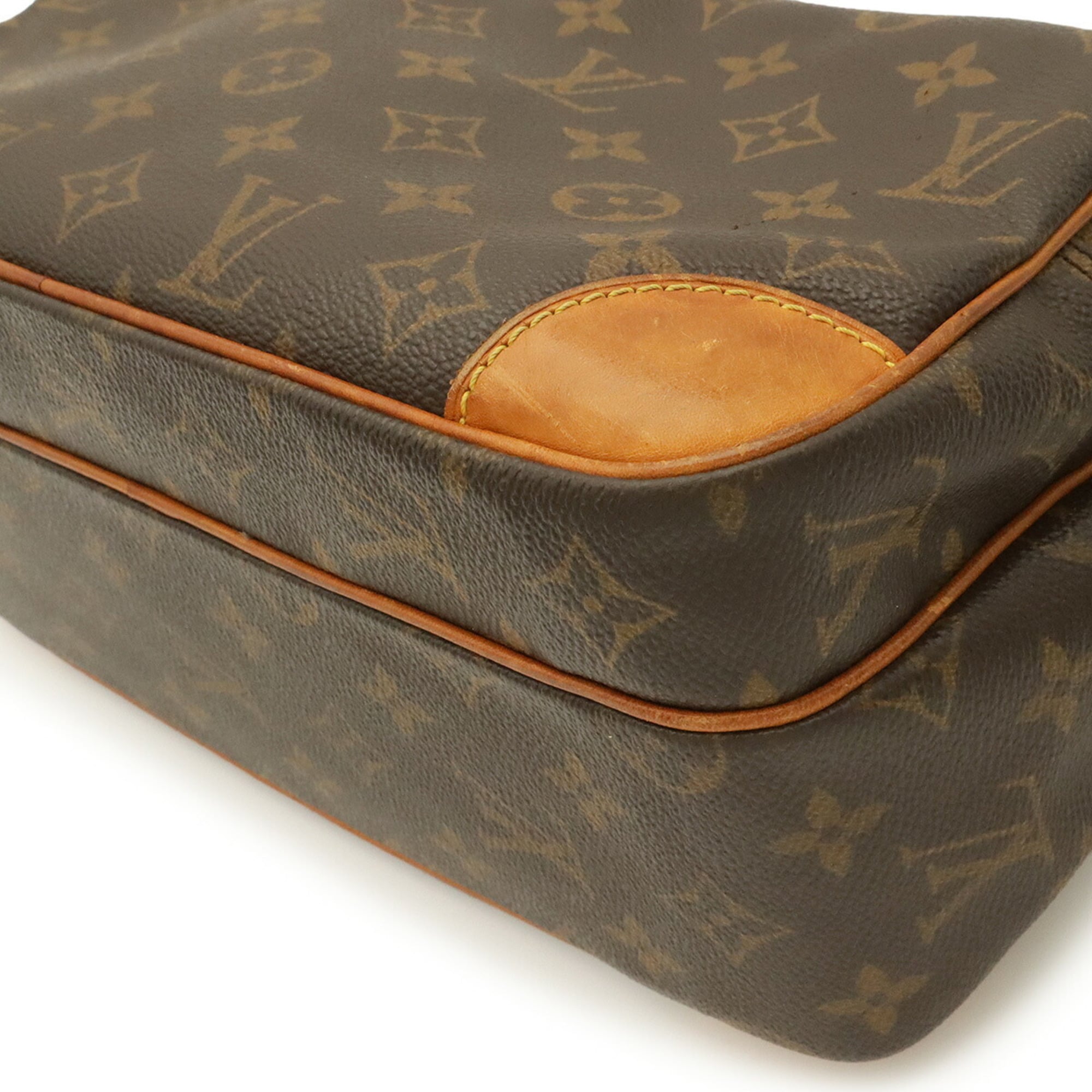 Louis Vuitton Brown Monogram Canvas Pvc Coated Canvas Handbag Messenger Bag Shoulder Bag (Pre-Owned)
