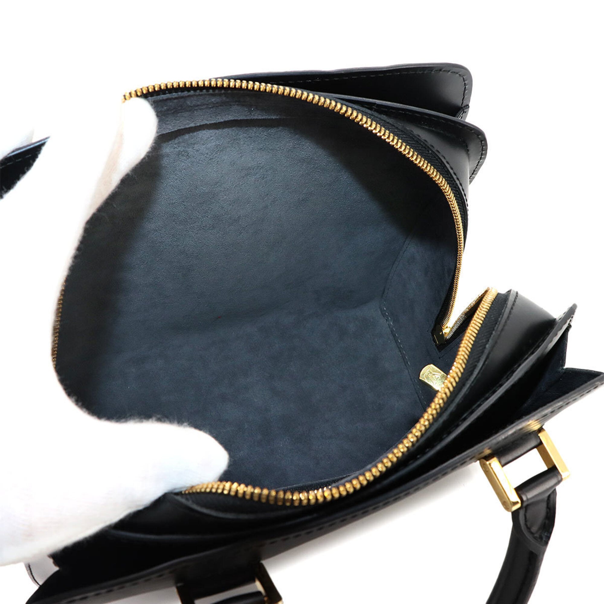 Louis Vuitton Noir Epi Leather Handbag (Pre-Owned)