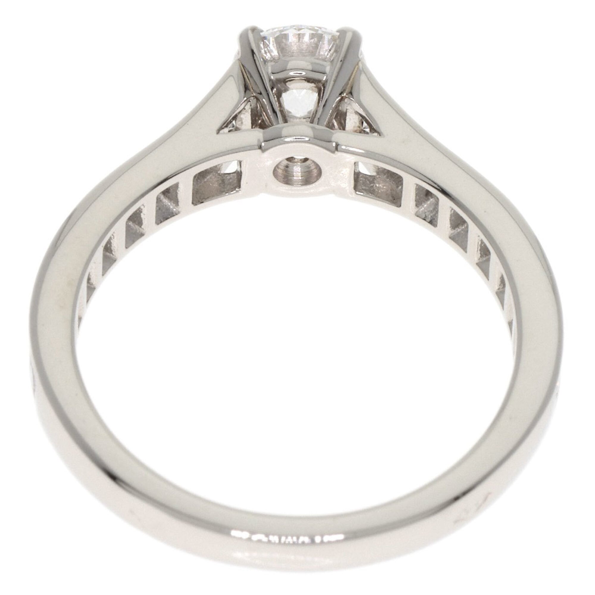 Cartier Platinum Platinum 950 Band Ring (Pre-Owned)