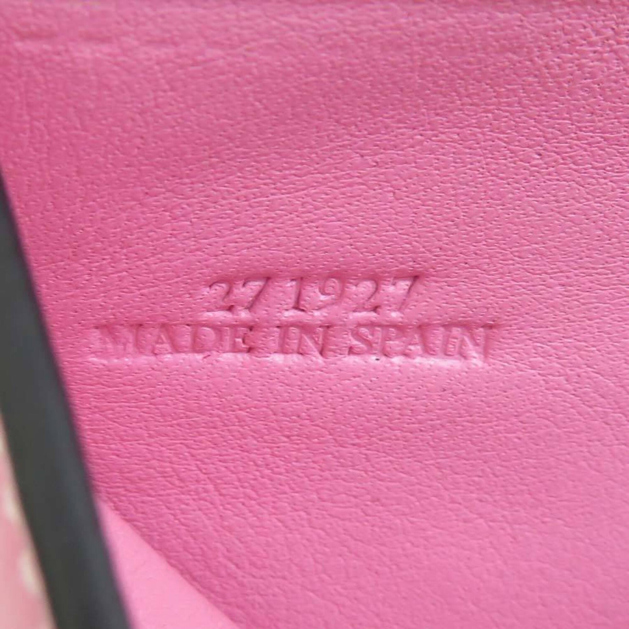 Loewe Pink Coated Canvas Wallet (Bi-Fold) (Pre-Owned)