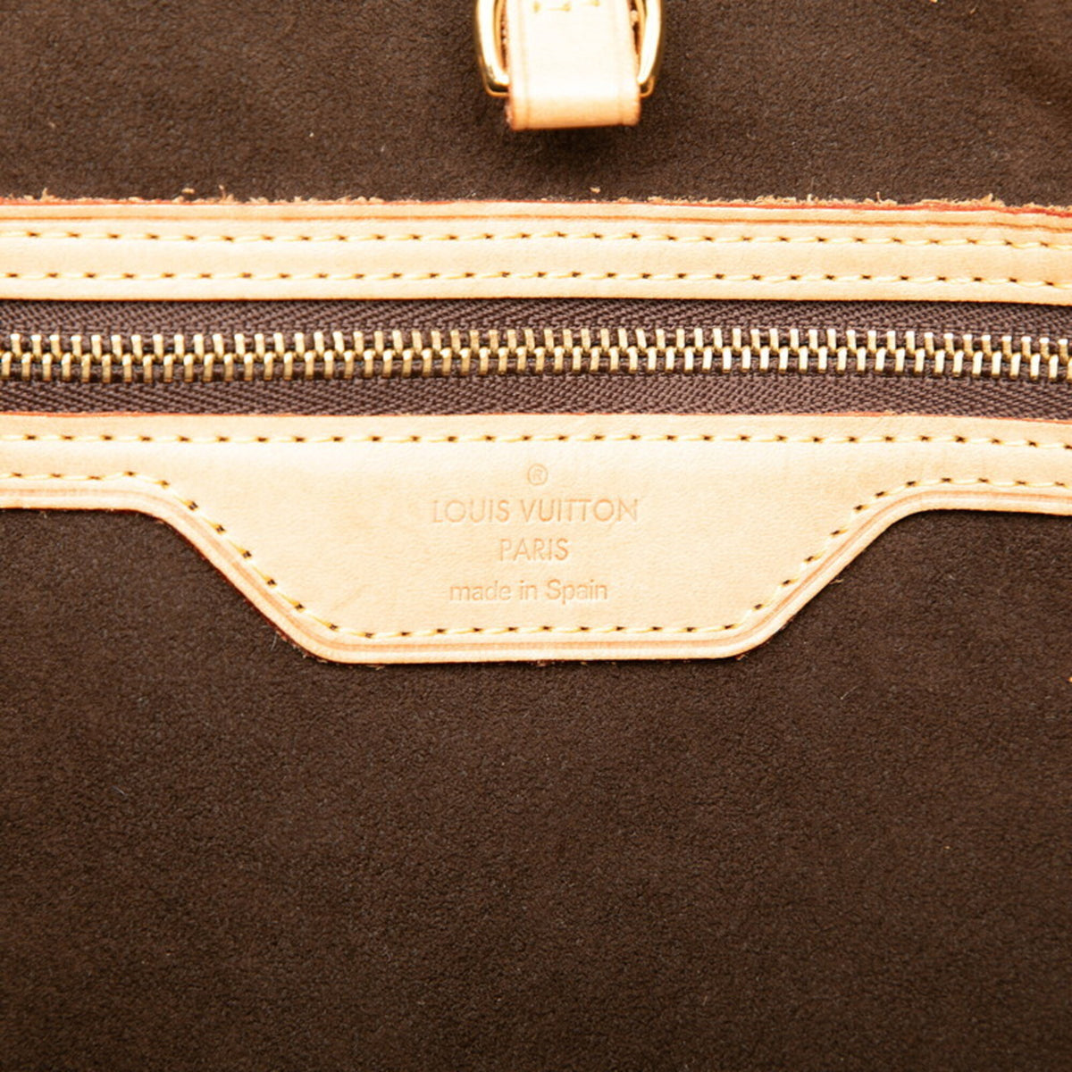 Louis Vuitton Brown Pvc Leather Shoulder Bag Tote Bag (Pre-Owned)