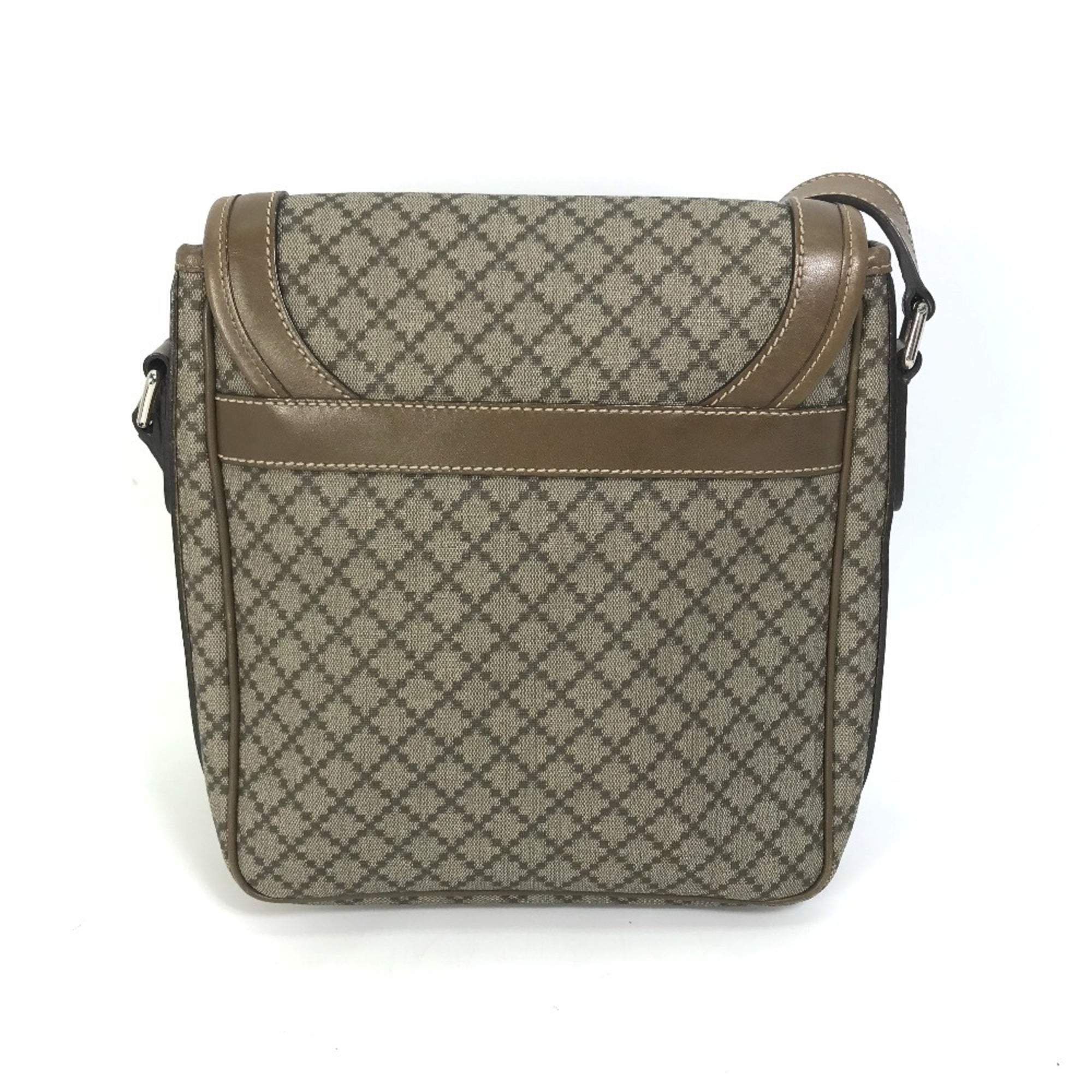 Gucci Diamante Beige Leather Shoulder Bag (Pre-Owned)