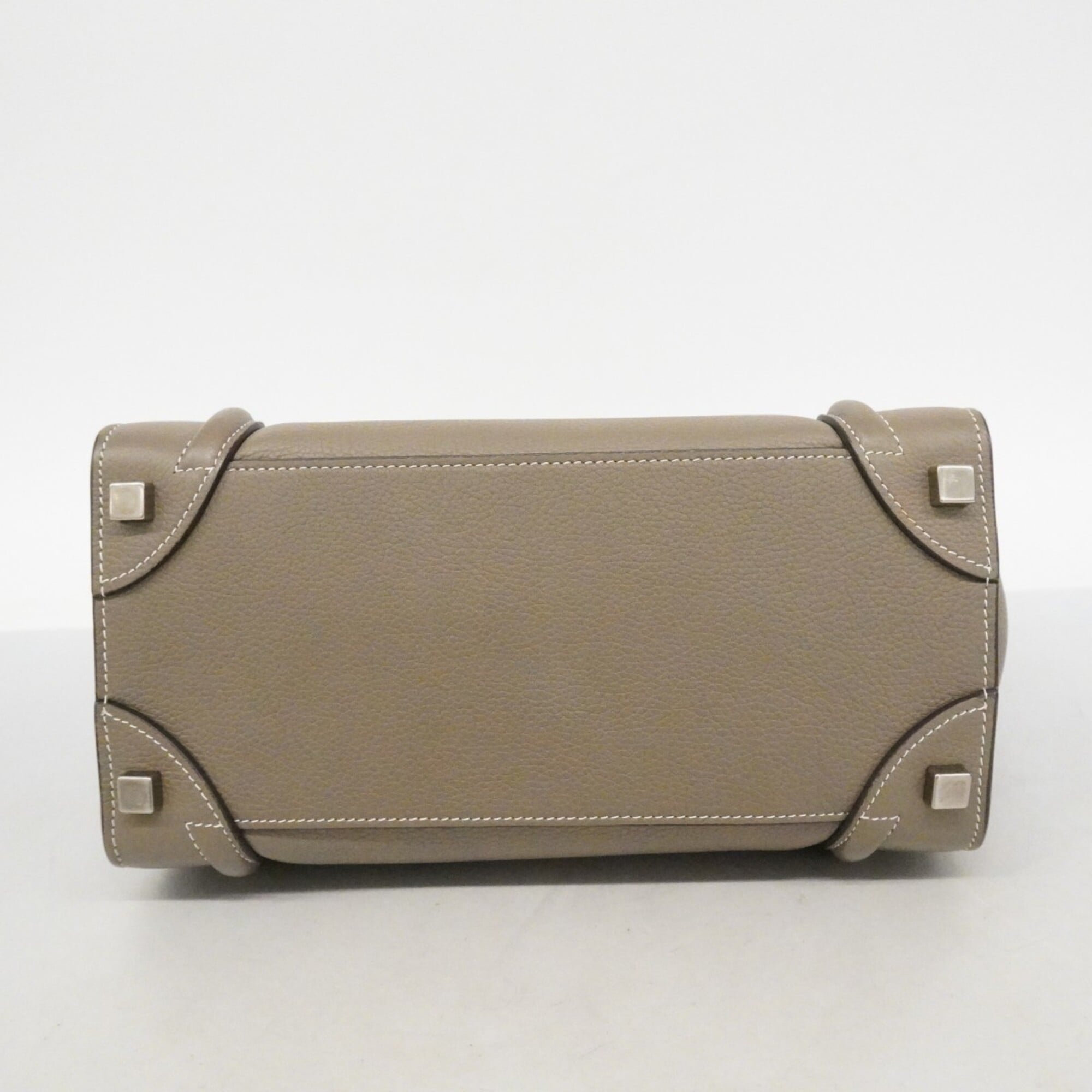 Celine Gray Leather Handbag (Pre-Owned)