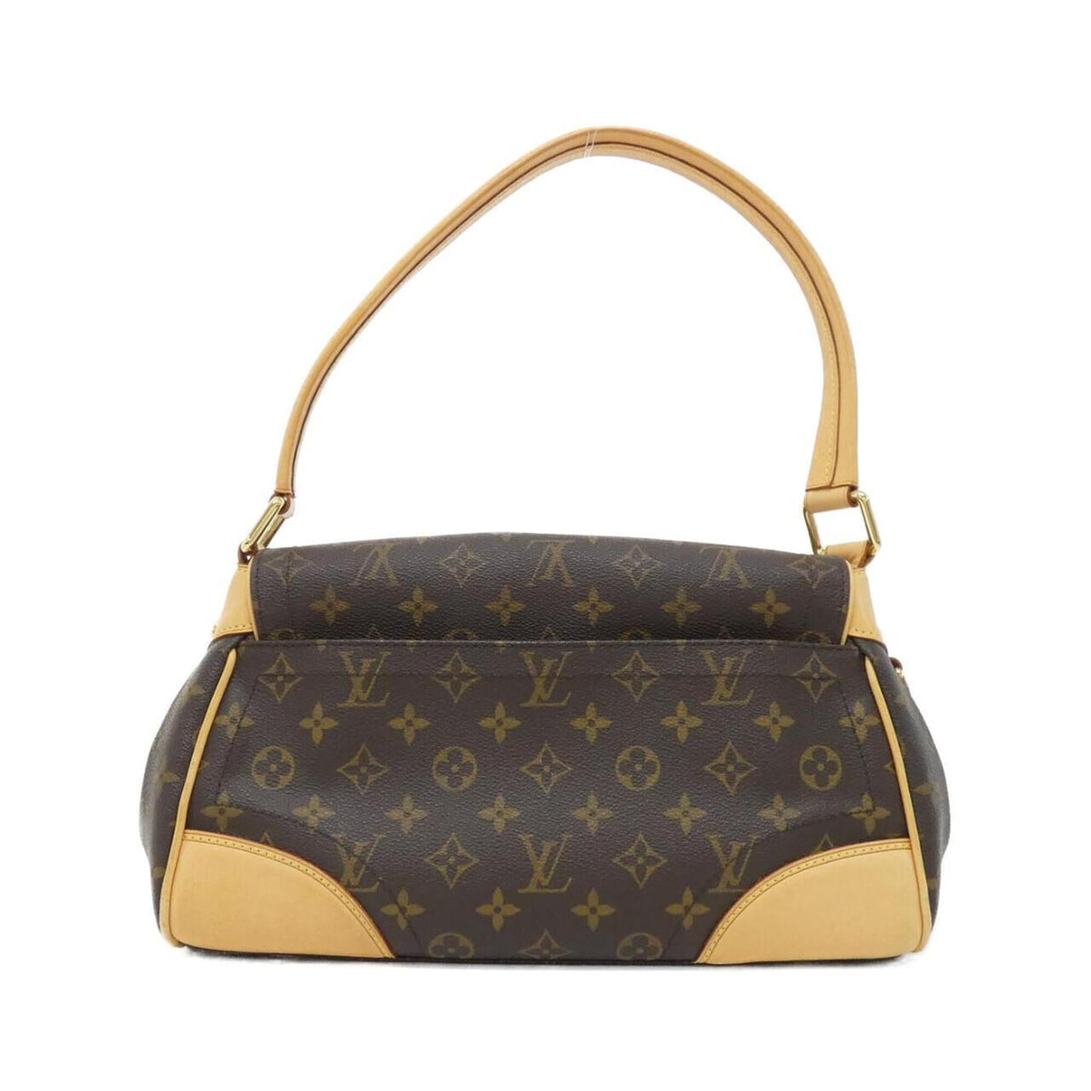 Louis Vuitton Monogram Marron Coated Canvas Shoulder Bag (Pre-Owned)