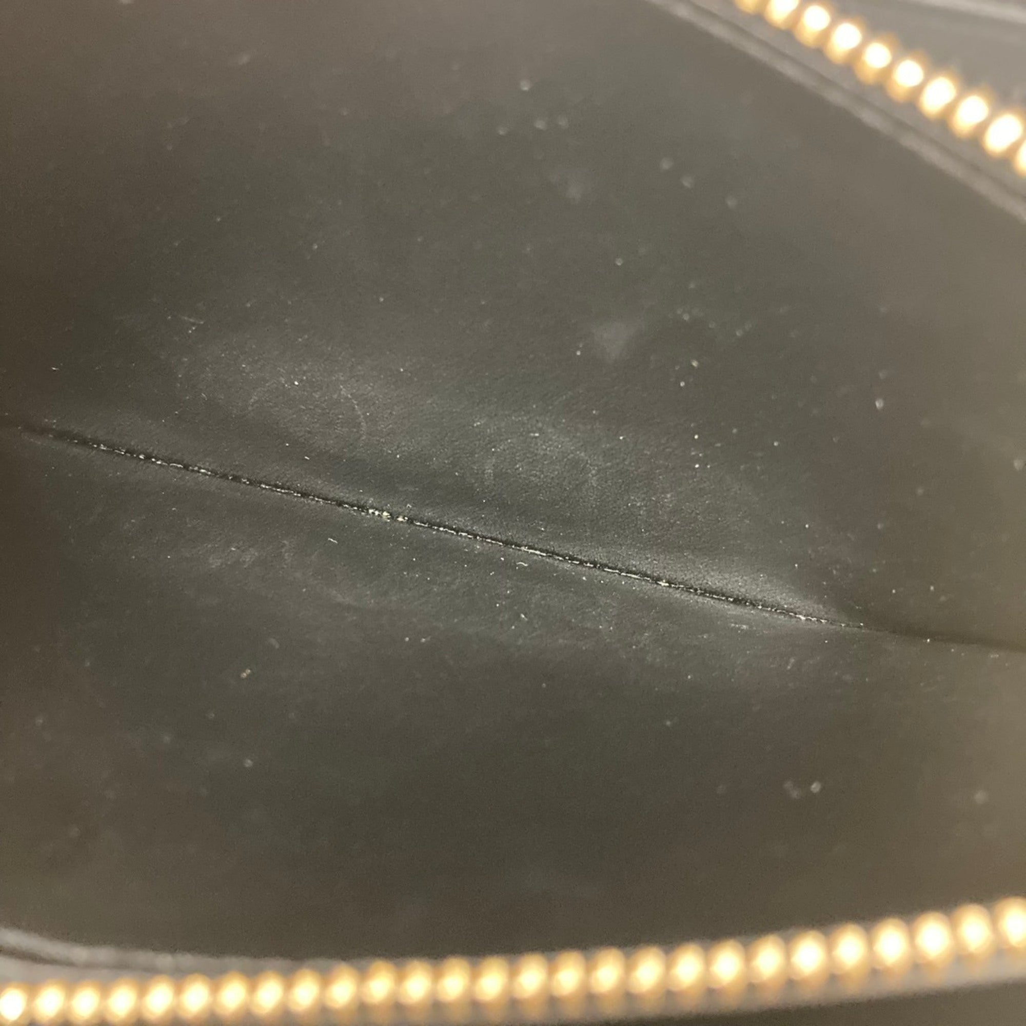 Louis Vuitton Black Noir Leather Long Wallet (Bi-Fold) (Pre-Owned)