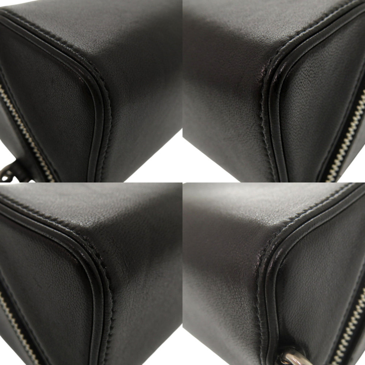 Yves Saint Laurent Black Leather Pouch Shoulder Bag (Pre-Owned)