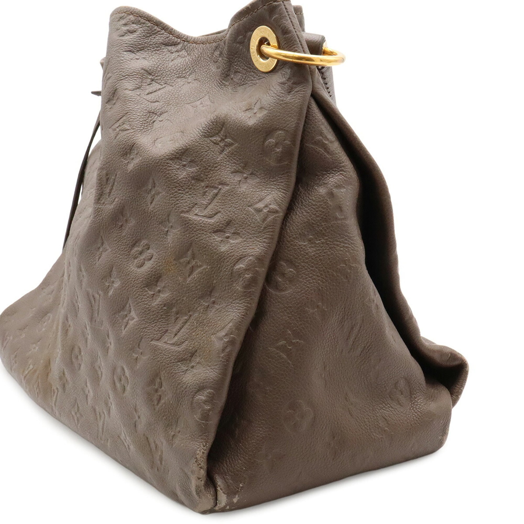 Louis Vuitton Brown Monogram Empreinte Shoulder Bag Tote Bag (Pre-Owned)