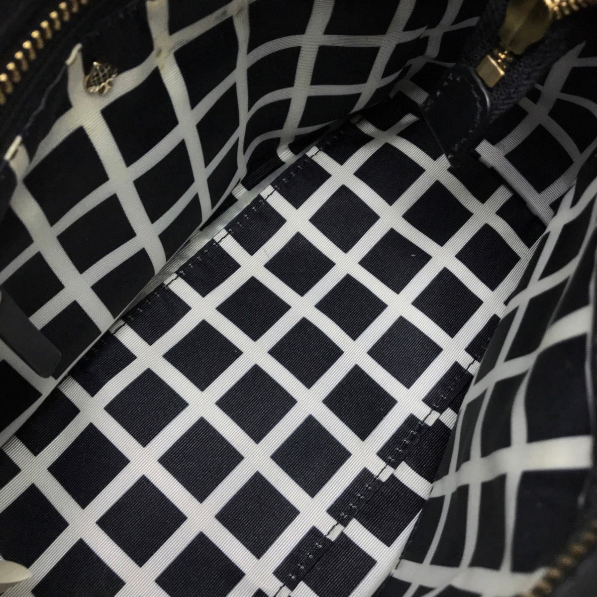 Kate Spade Gray Leather Handbag (Pre-Owned)