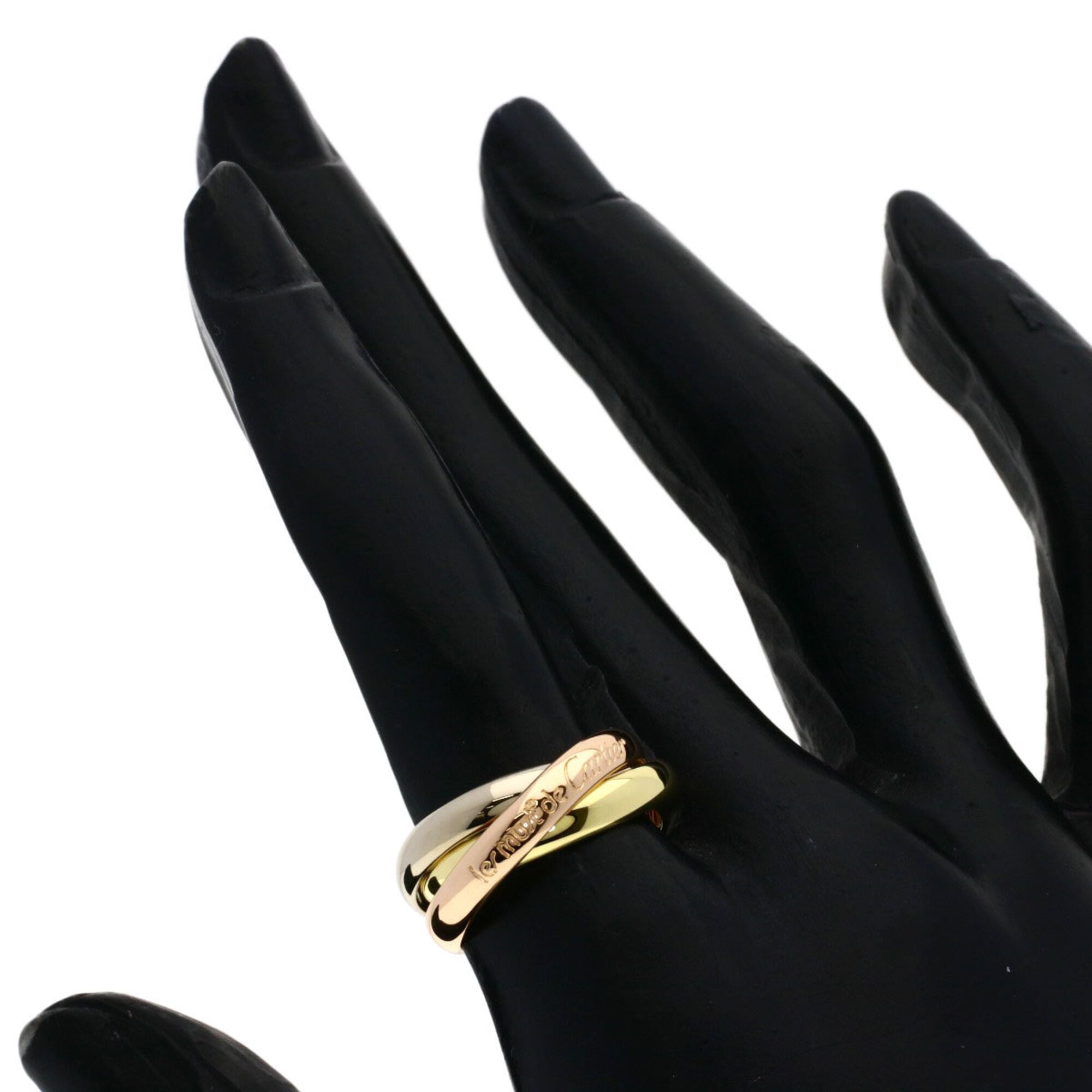 Cartier Trinity Yellow Gold (18K) Pink Gold (18K) White Gold (18K) Band Ring (Pre-Owned)