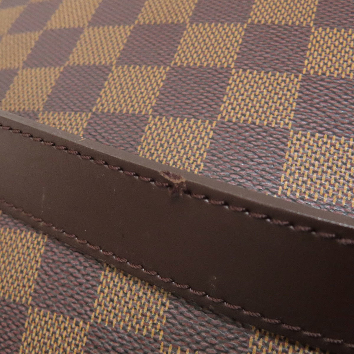 Louis Vuitton Brown Damier Canvas Ebene Damier Canvas Shoulder Bag (Pre-Owned)