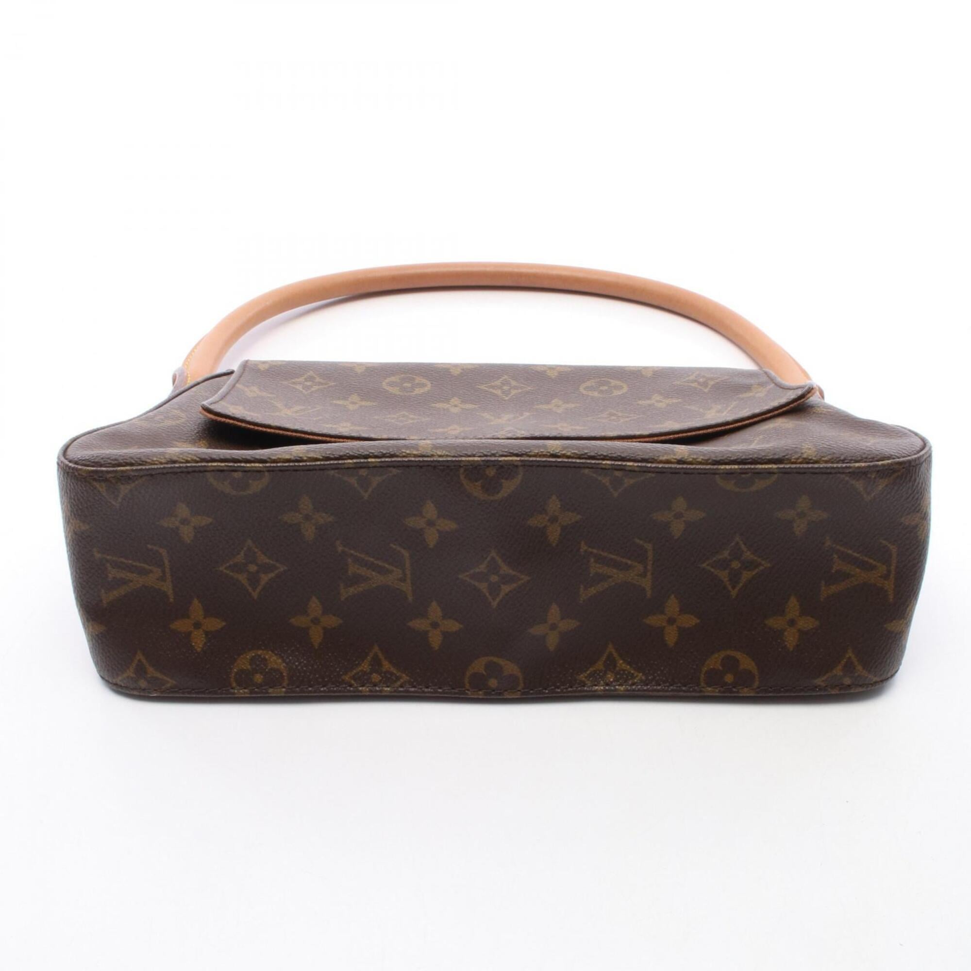 Louis Vuitton Brown Coated Canvas Pvc Monogram Leather Handbag (Pre-Owned)
