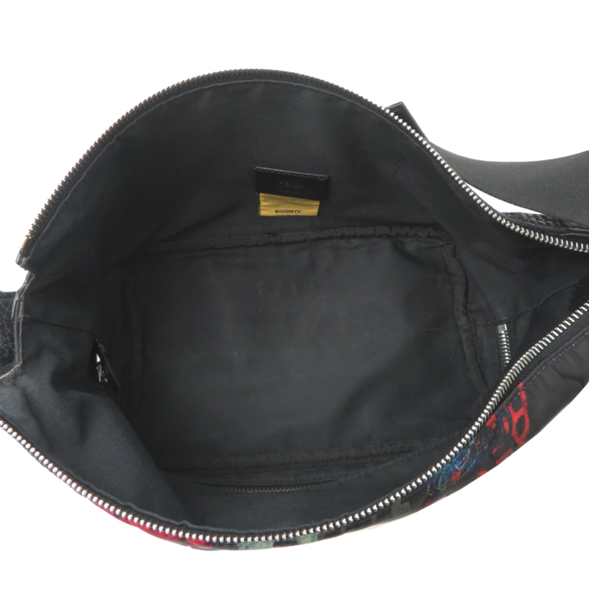 Fendi Black Leather Sling Bag (Pre-Owned)
