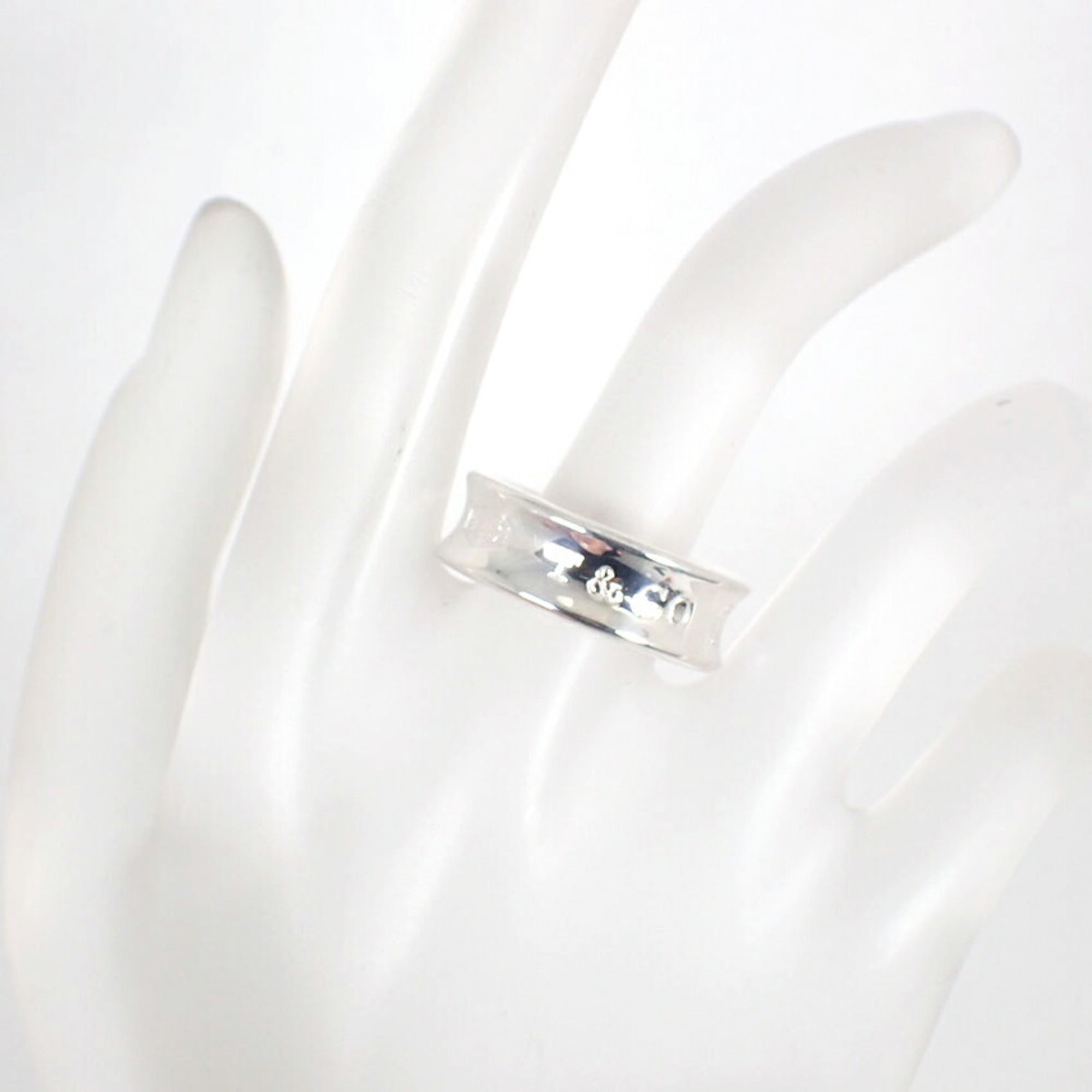 Tiffany Sterling Silver 925 Band Ring (Pre-Owned)